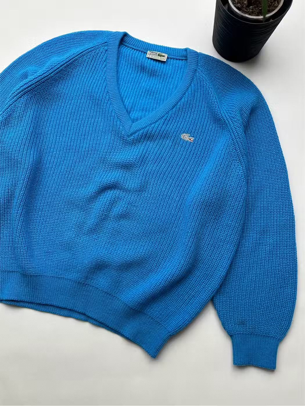 Lacoste Lacoste Chemise Vintage Wool Knit Sweater (560) Size US XL / EU 56 / 4 - 3 Thumbnail