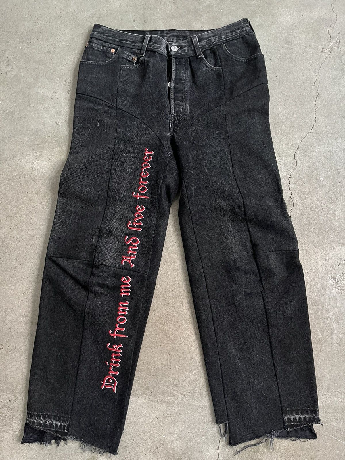 Vetements Vetements TFD Total Fucking Darkness FW17 Jeans Size US 30 / EU 46 - 2 Thumbnail
