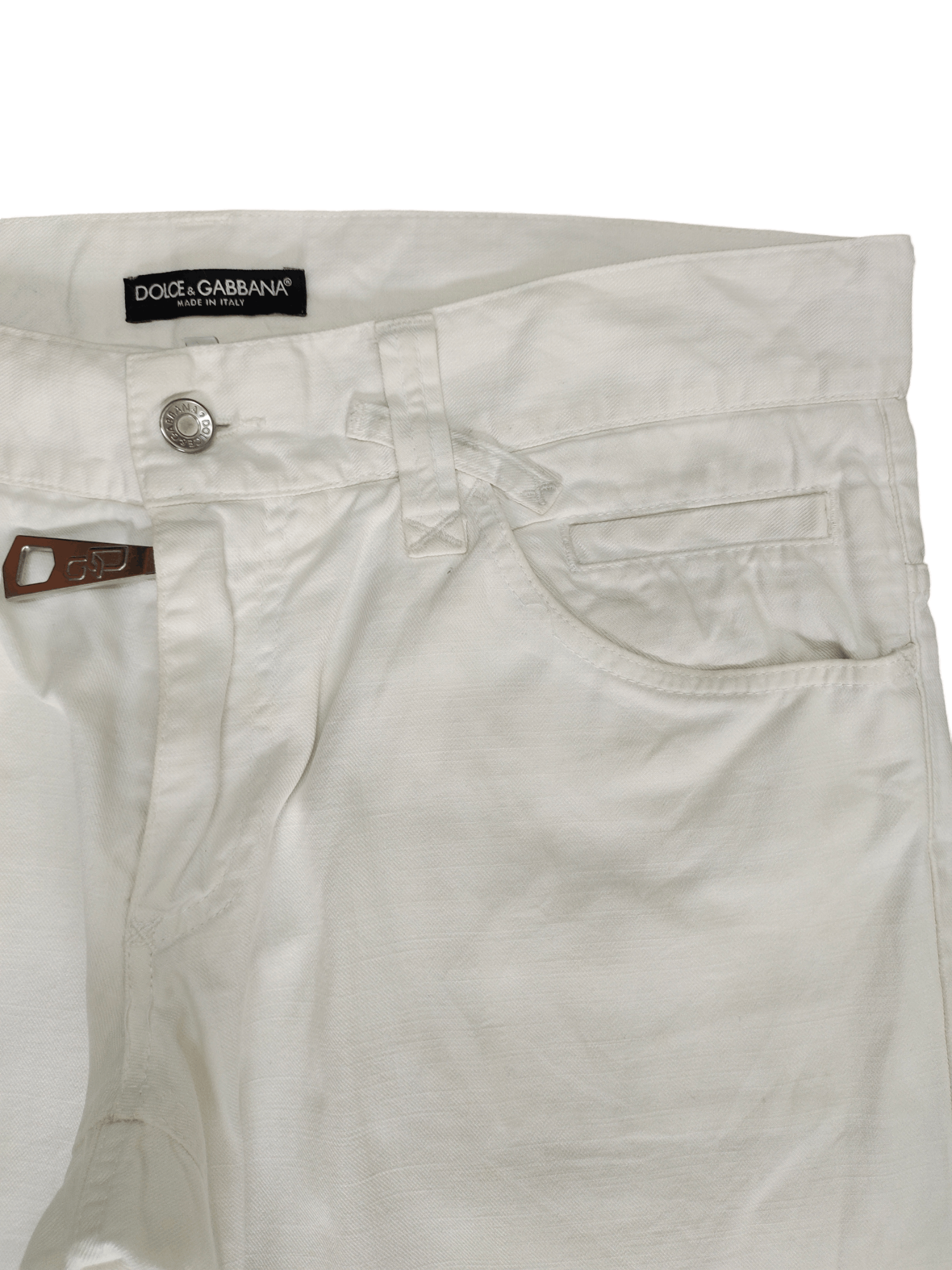 Dolce & Gabbana Vintage Dolce & Gabbana Studded Pocket Jeans Low Rise Size US 36 / EU 52 - 4 Thumbnail