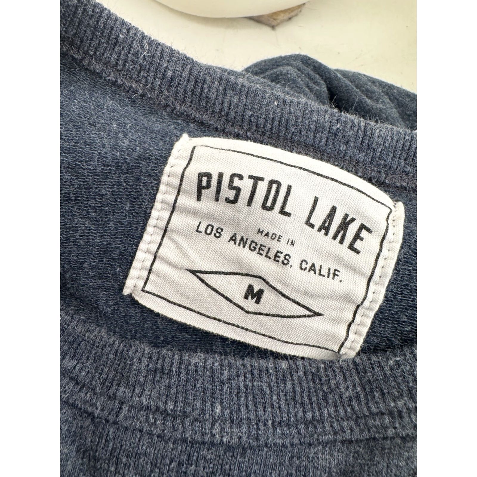 Pistola PISTOL LAKE Sweatshirt - Los Angeles California Mens M Blue Pullover Shirt Size US M / EU 48-50 / 2 - 4 Thumbnail