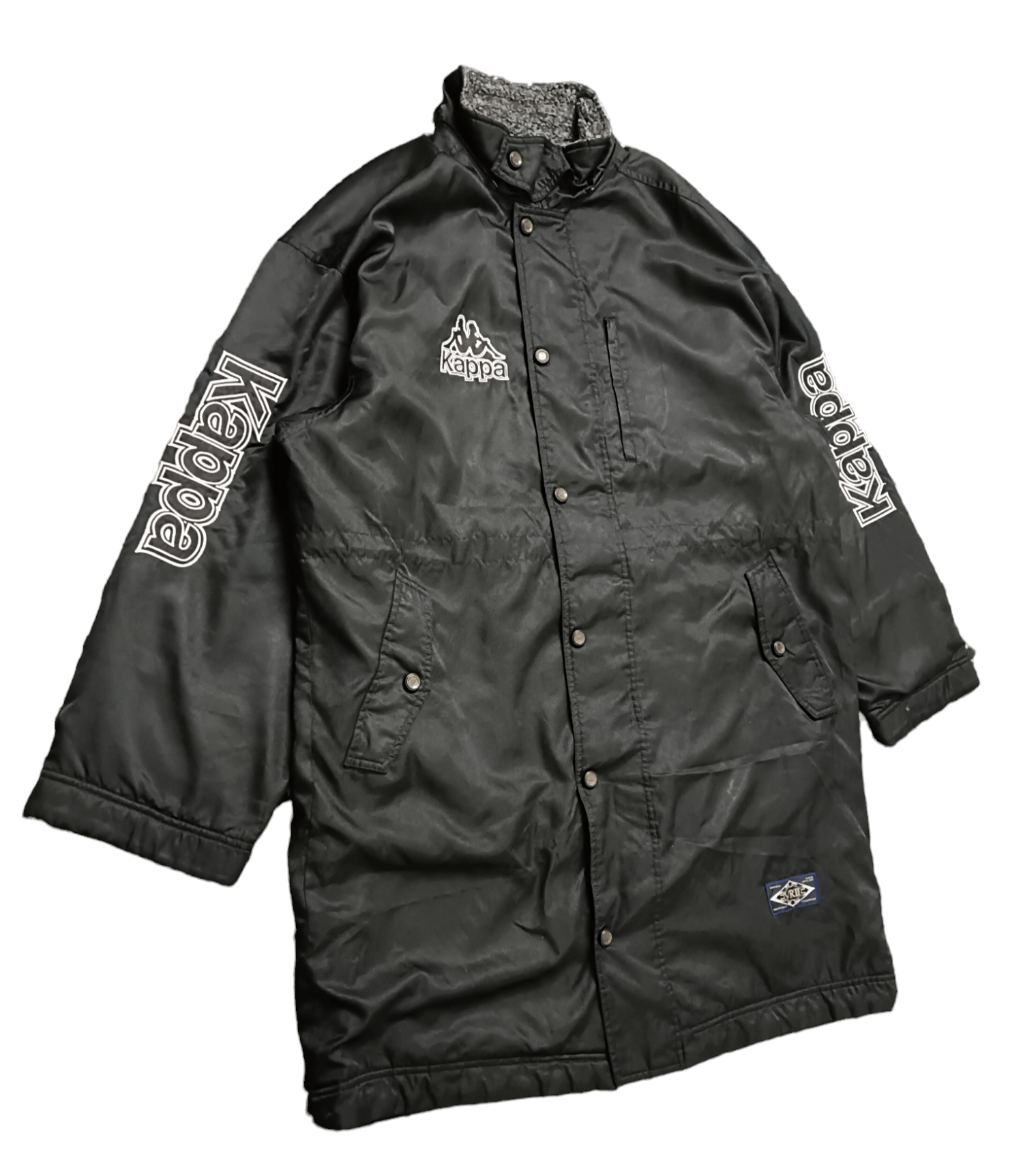 Vintage Kappa Embroidery Logo Long Winter Jacket