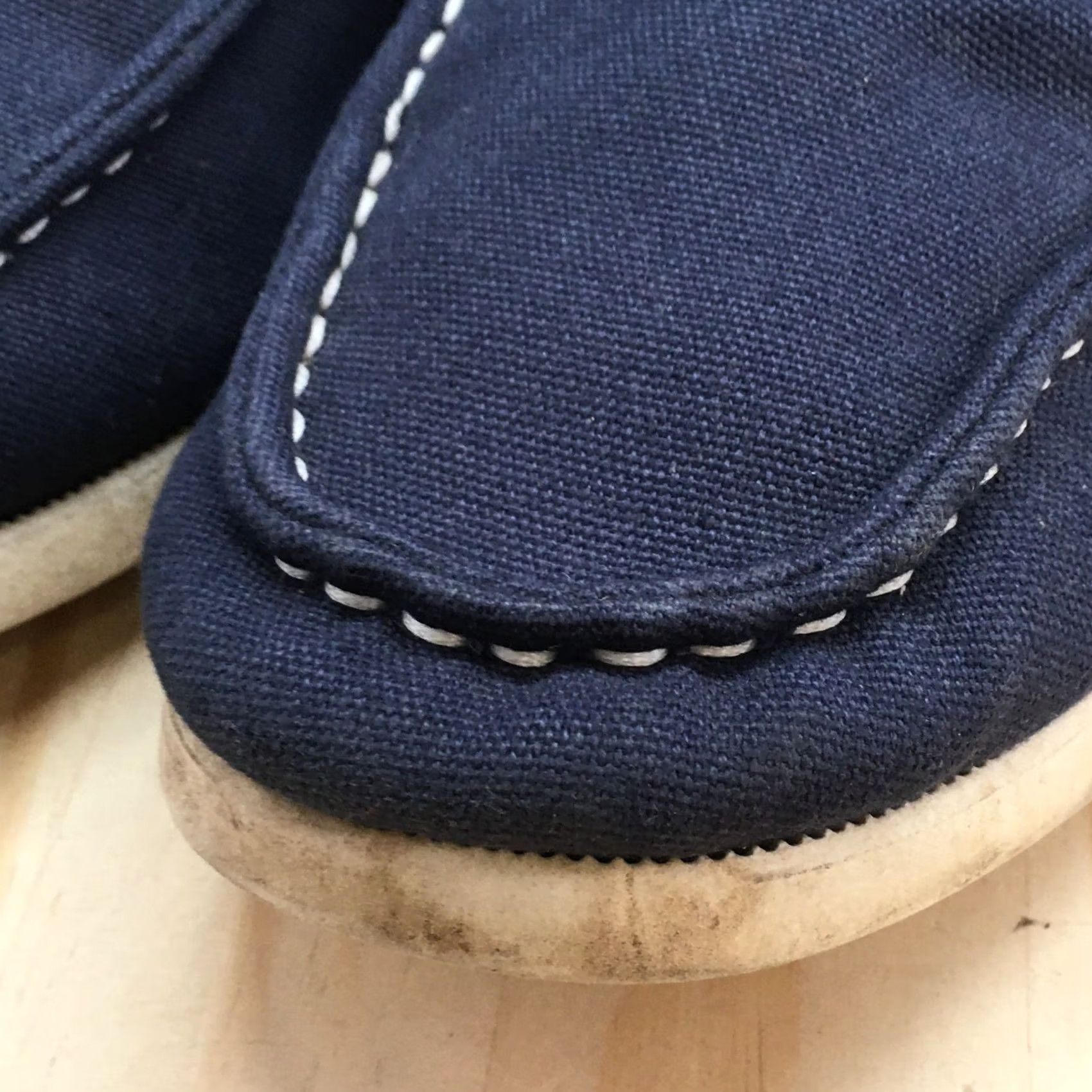 H&M H&M Boat Shoe Mens 42 Blue Fabric Lace Up Low Top Casual Sneakers Size US M / EU 48-50 / 2 - 4 Thumbnail