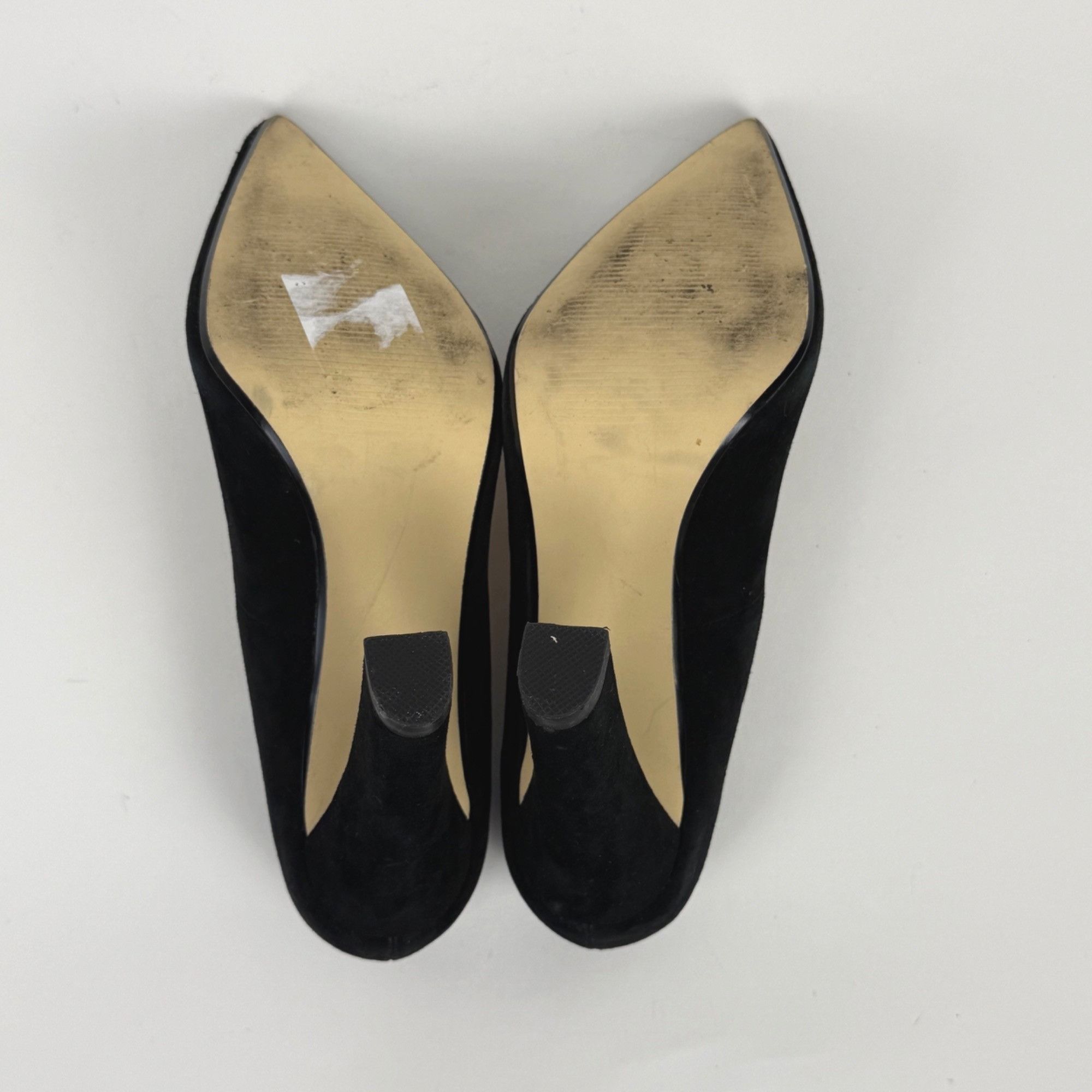 Steve Madden Steve Madden Calista Women's Black Suede Heels Pumps Block H Size US 7.5 / IT 37.5 - 9 Thumbnail