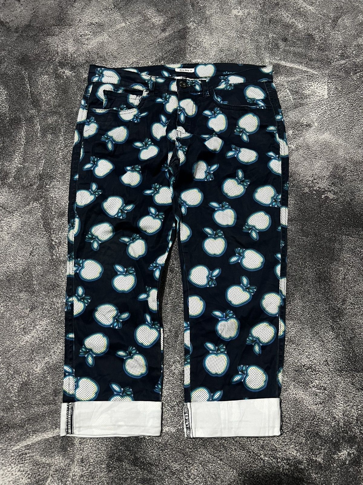 Miu Miu Miu Miu Capri Pants Size 28" / US 6 / IT 42 - 1 Thumbnail