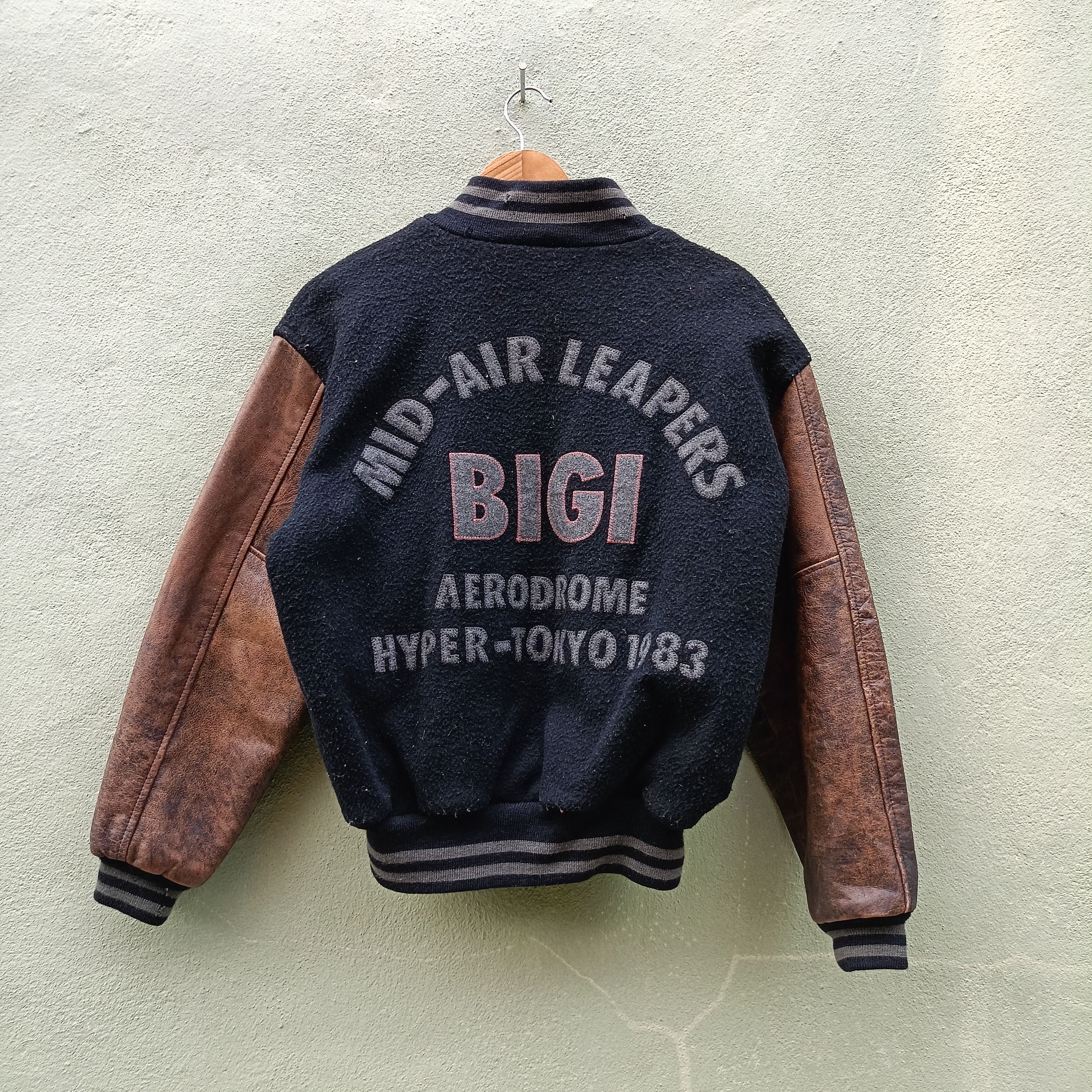 Japanese Brand Bigi Aerodrome hyper -tokyo Varsity jacket Size US L / EU 52-54 / 3 - 1 Thumbnail