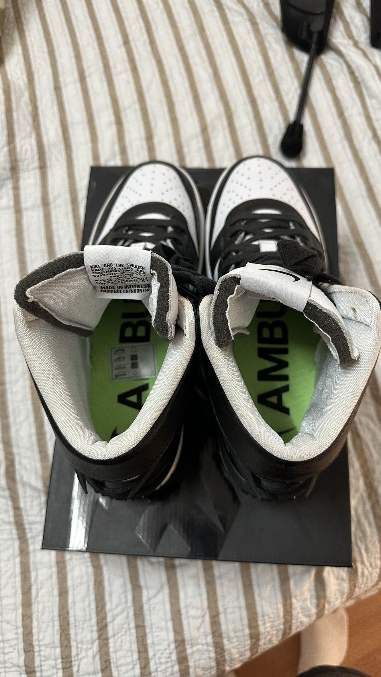 Ambush Design × Nike Dunk High x AMBUSH Black Size US 9.5 / EU 42-43 - 2 Thumbnail
