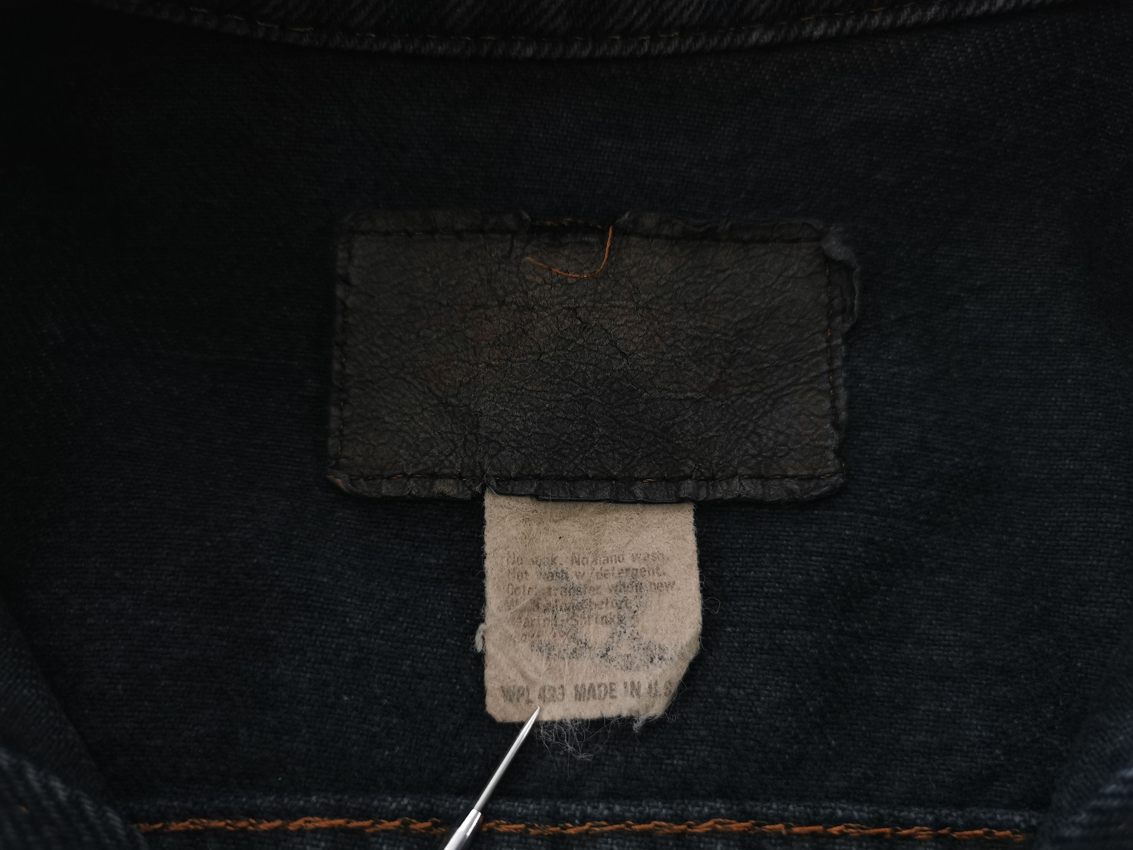 Levi's Distressed Vintage 90's Levis Denim Jacket Made In USA Size US M / EU 48-50 / 2 - 5 Thumbnail