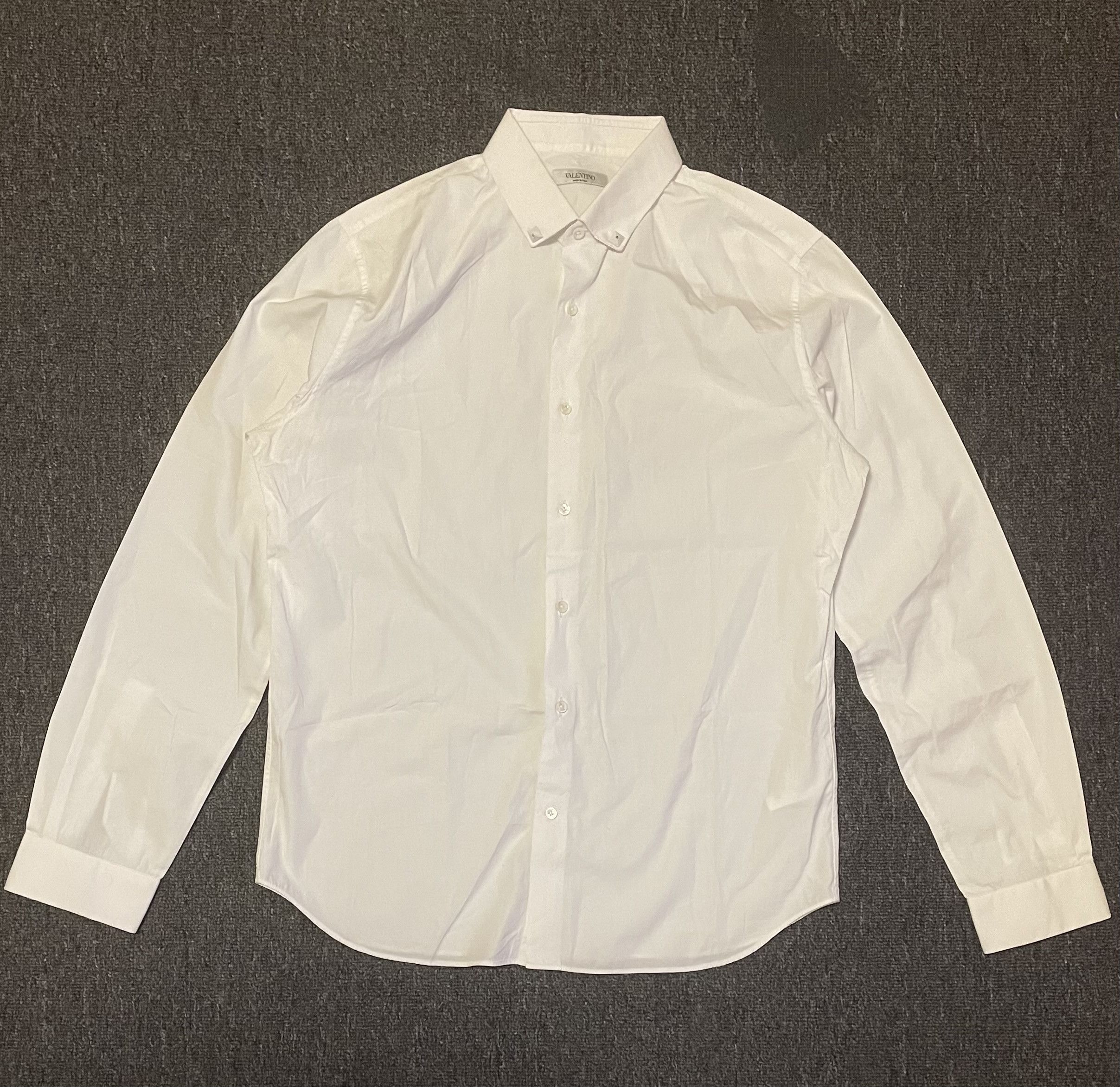 image of Valentino White Shirt Size 39, Men's