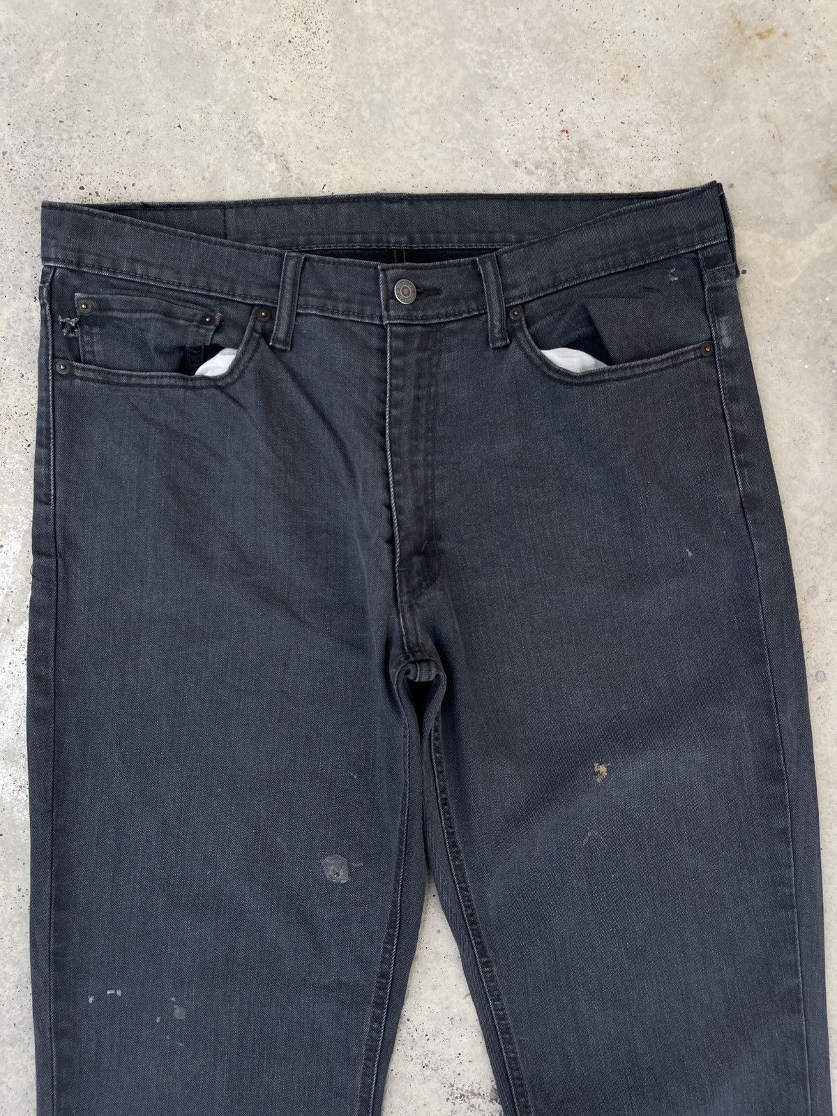 Levi's × Vintage Vintage 90s Levis 541 Faded Black Jeans Size US 38 / EU 54 - 2 Thumbnail