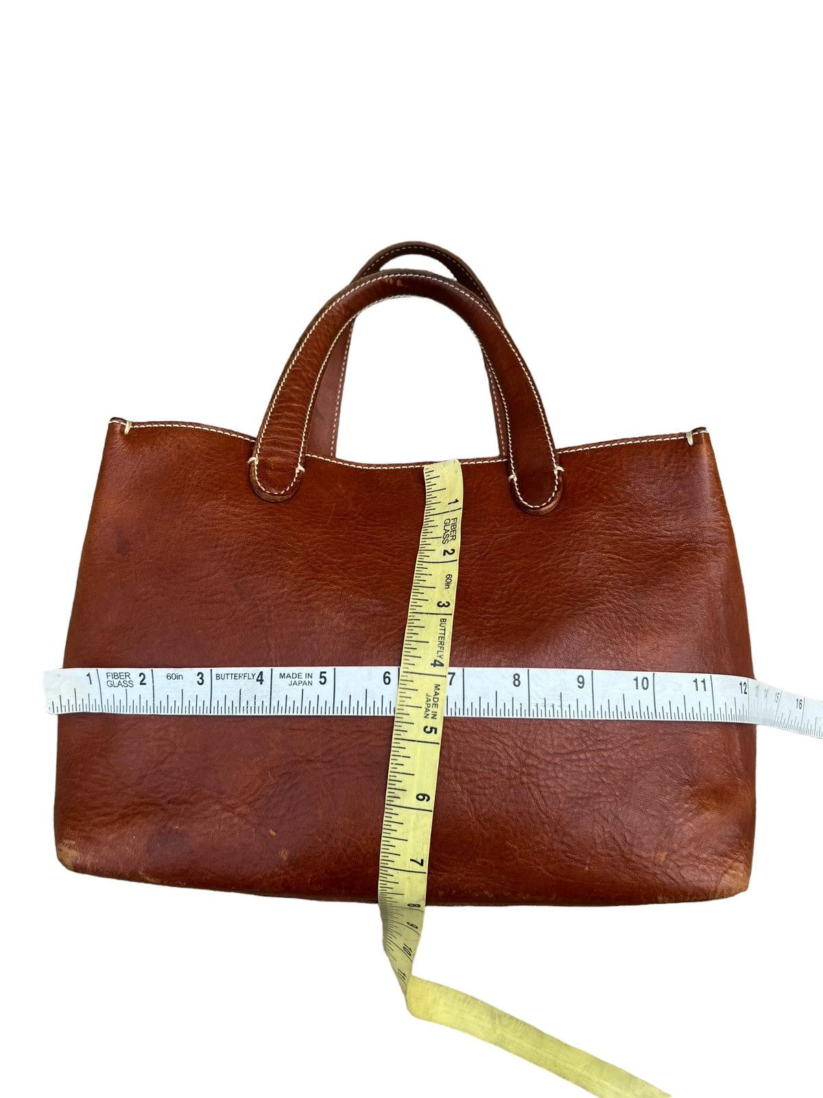Leather Vintage Tsuchiya Kaban Patina Leather Mini Bag Size ONE SIZE - 24 Thumbnail