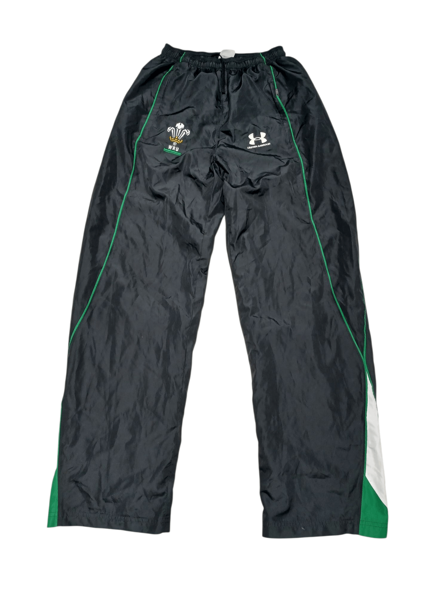 Under Armour WALES RUGBY UNION UNDER ARMOUR NYLON TRACK PANTS Size US 30 / EU 46 - 1 Thumbnail