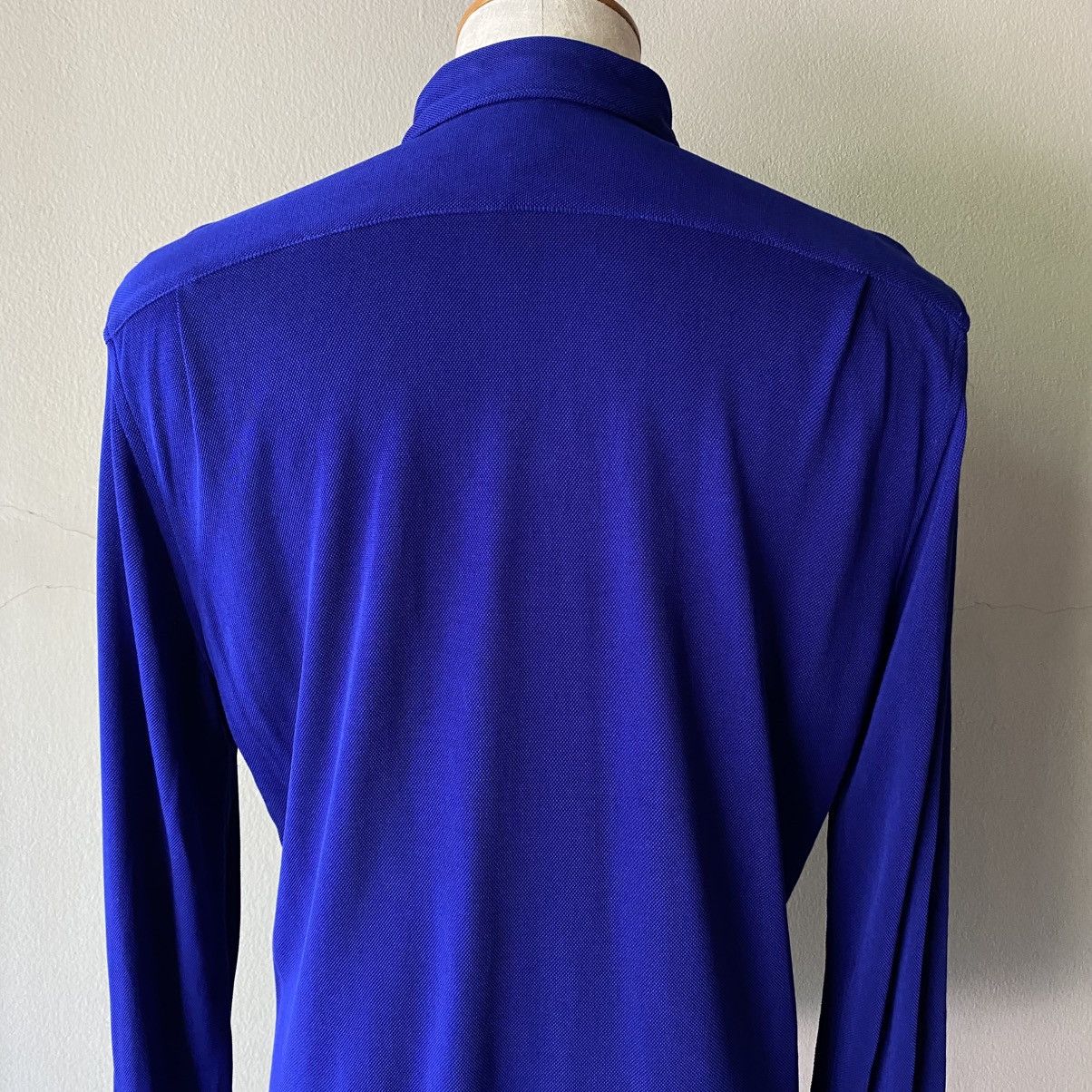 Kenzo Kenzo Blue Stretchy Soft Long Sleeve Shirt Size US XXS / EU 40 - 17 Thumbnail