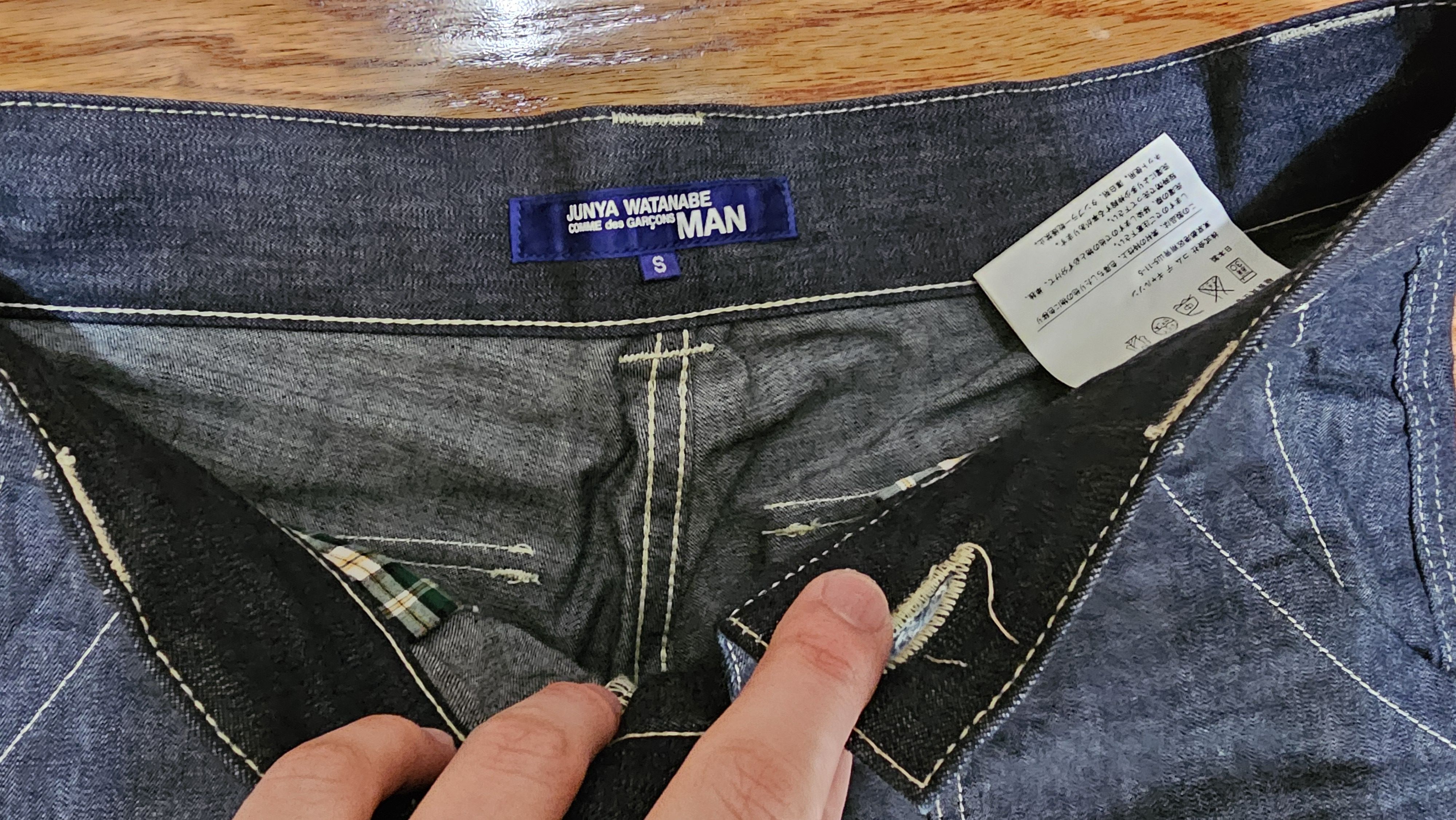 Comme des Garcons × Junya Watanabe Junya Watanabe Denim Shorts Size US 29 - 3 Thumbnail