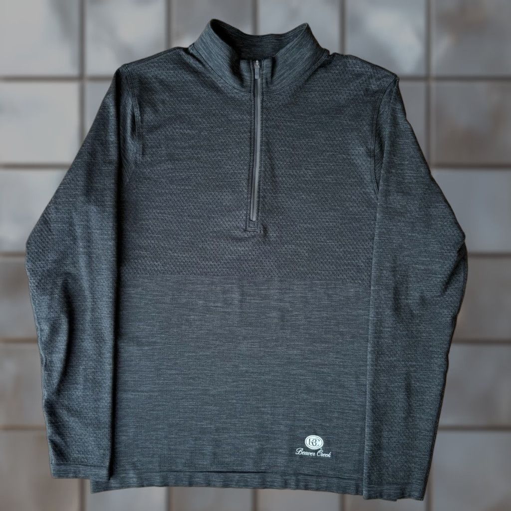 Lululemon Lululemon Metal Vent 1/2 Zip Pullover M Black Workout Sportswear Athleisure Jacket Zip Logo Size US M / EU 48-50 / 2 - 1 Thumbnail