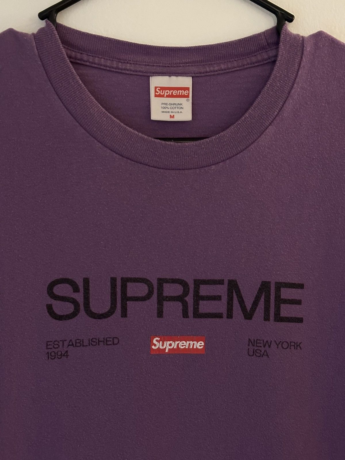 Supreme Supreme Est. 1994 Tee Size US M / EU 48-50 / 2 - 2 Thumbnail