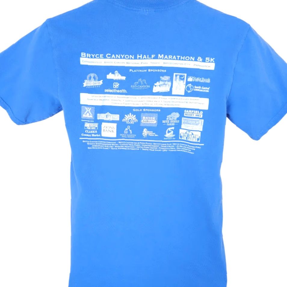 Port & Company Bryce Canyon National Park Shirt Mens Small Blue Half Marathon & 5K Port & Company Size US S / EU 44-46 / 1 - 4 Thumbnail