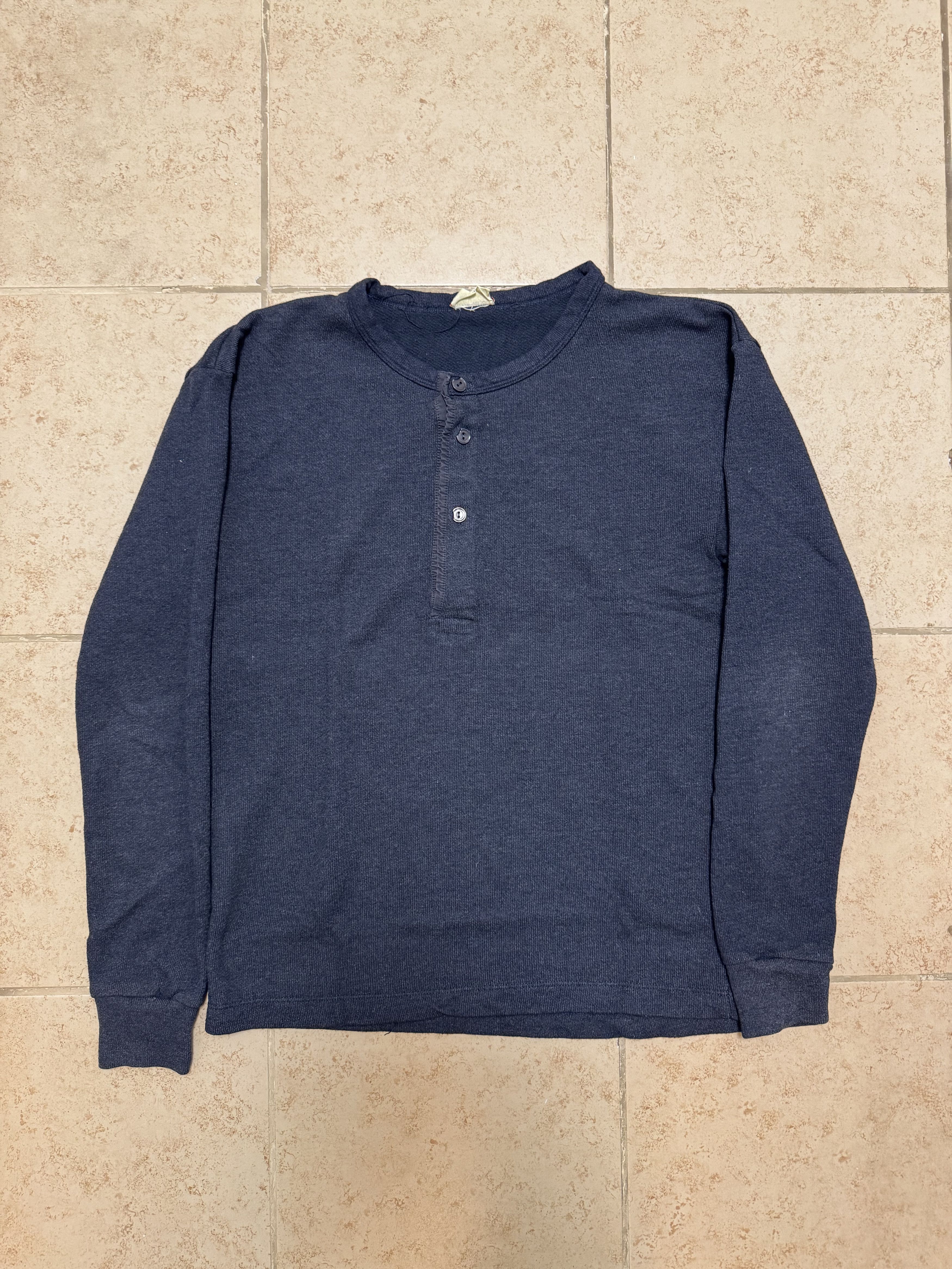 Alternative Apparel Alternative Apparel Men's Henley - Blue M Size US M / EU 48-50 / 2 - 1 Thumbnail