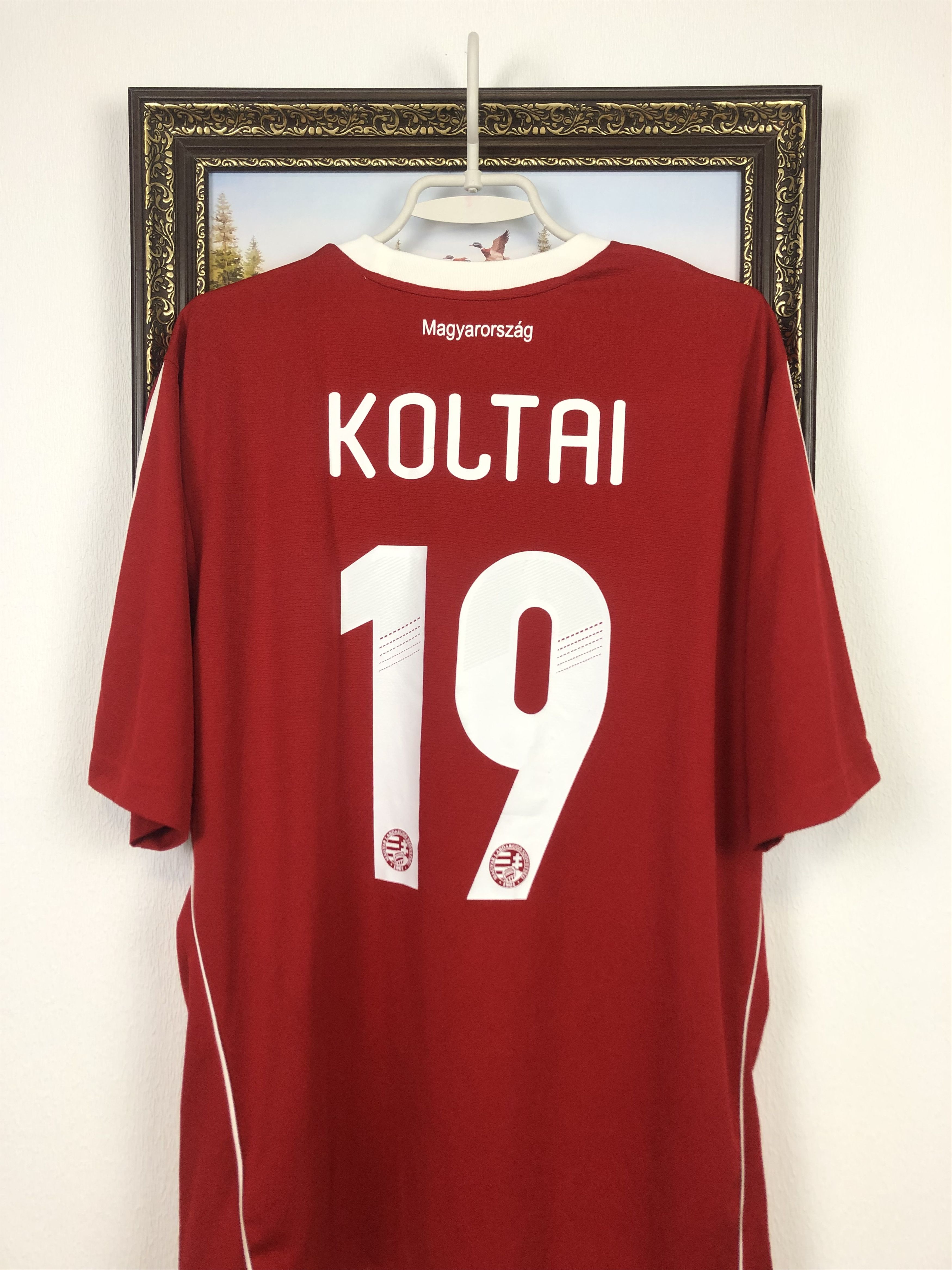 Adidas Hungary football shirt 2012 #19 Koltai Jersey New Rare Size US XL / EU 56 / 4 - 2 Thumbnail