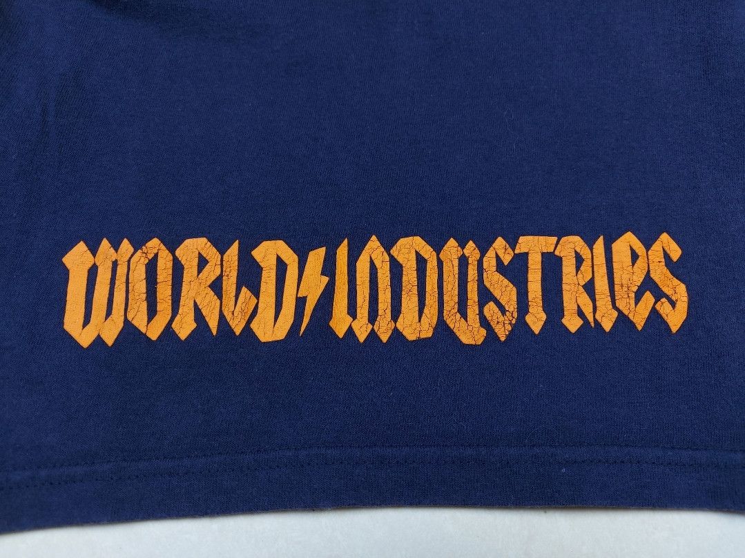Vintage × World Industries Vintage 90s Y2K World Industries Skateboard Double-Sided TEE Size US XS / EU 42 / 0 - 8 Thumbnail