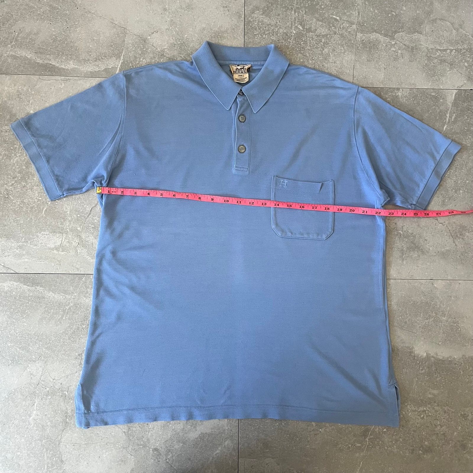 Hermes Vintage Hermès Men’s Polo Shirt – Size XXL – Made in Italy Size US XXL / EU 58 / 5 - 5 Thumbnail