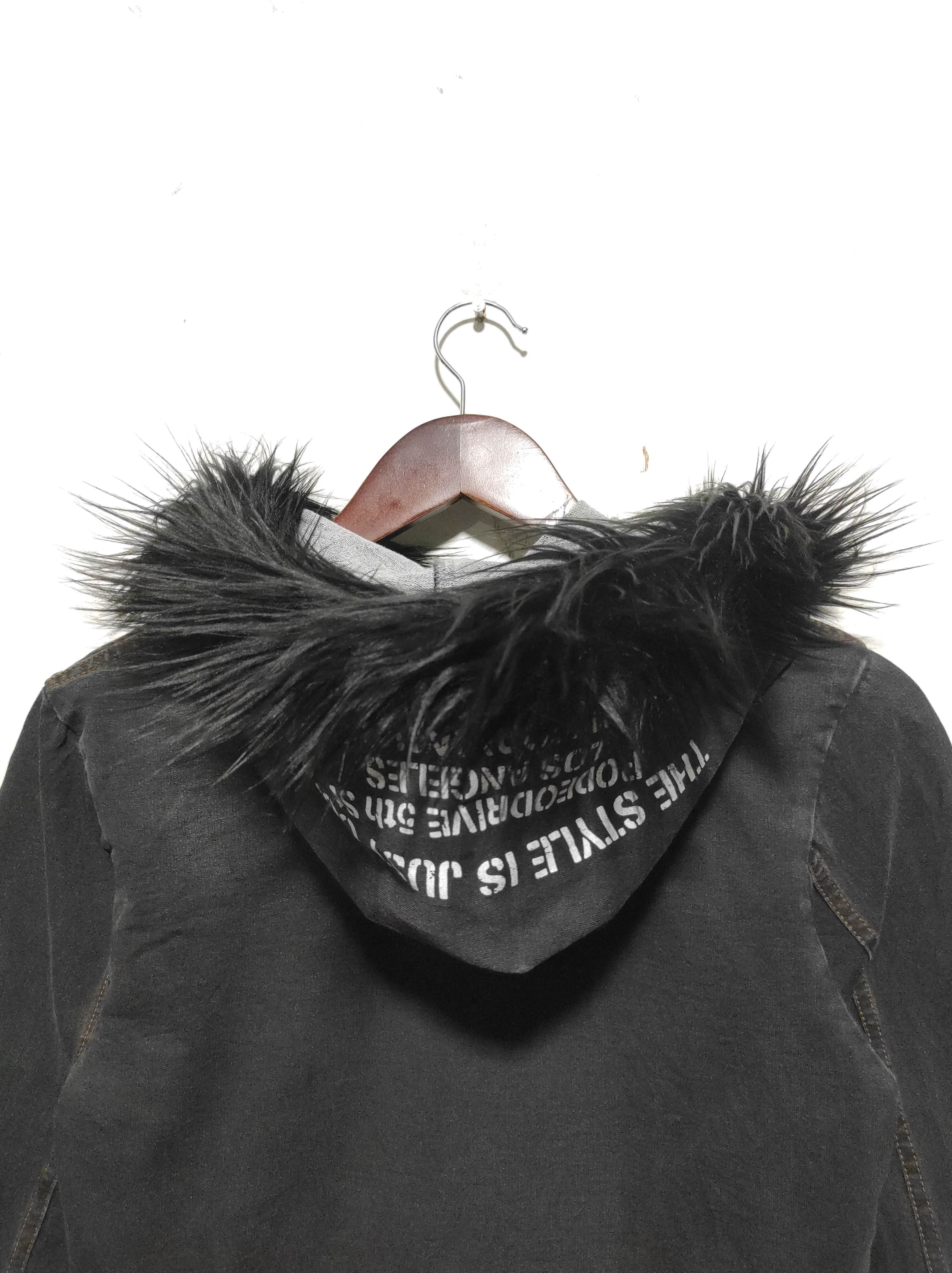If Six Was Nine G-Rulez Black Wash Zipper Fur Hoodie i6w9 Lgb Style Size US XS / EU 42 / 0 - 16 Thumbnail