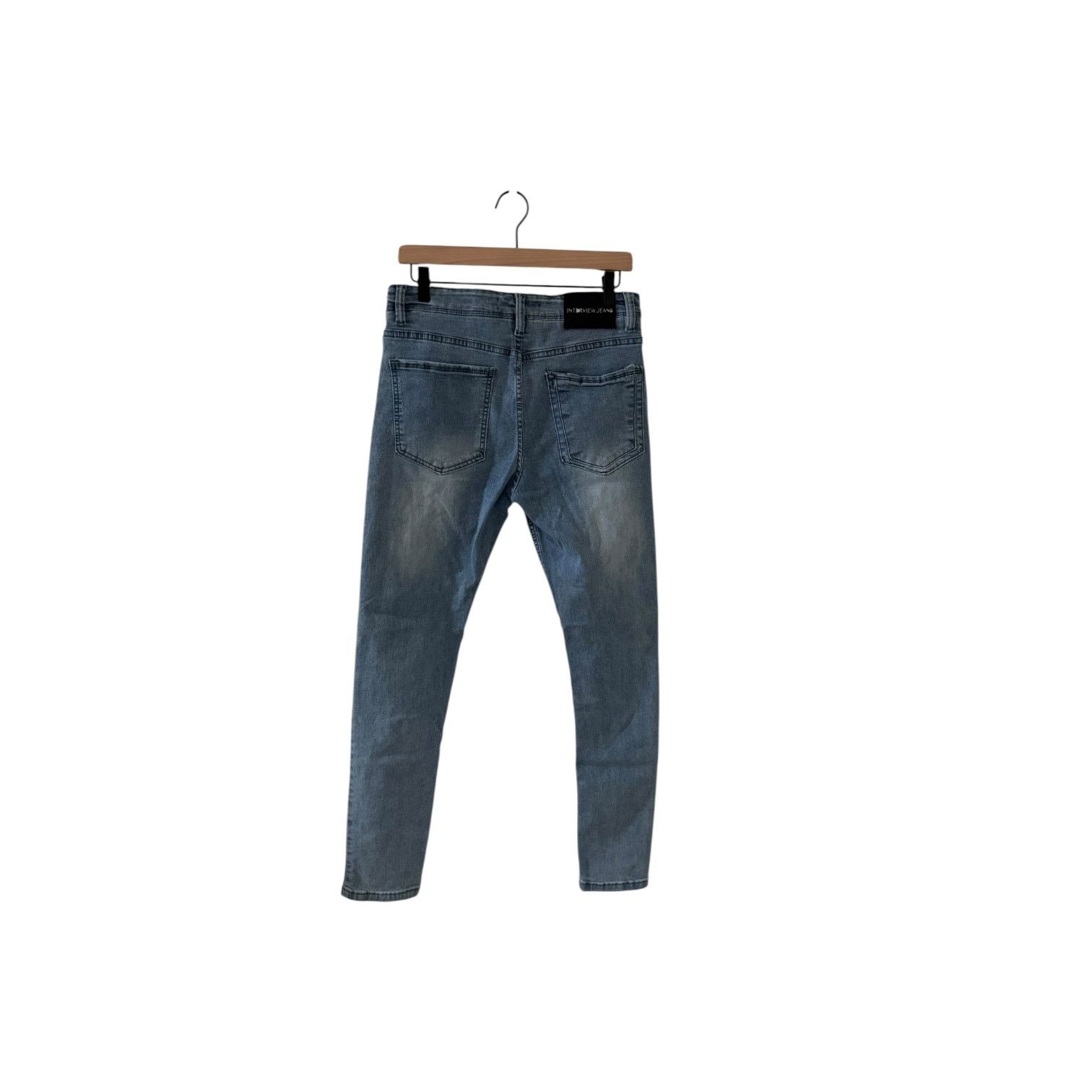 Other Interview Jeans Chicago Distressed Super Skinny 32" Jeans Size US 32 / EU 48 - 8 Thumbnail