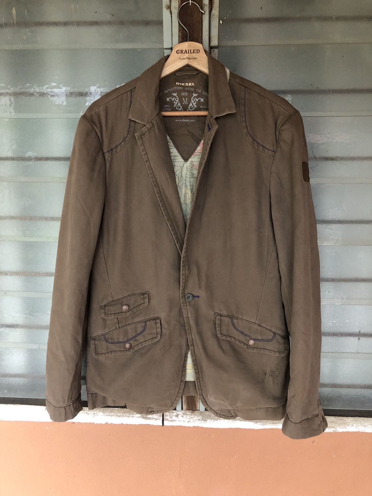 Diesel Vintage Diesel Grande Tendre Jacket Size US M / EU 48-50 / 2 - 2 Thumbnail