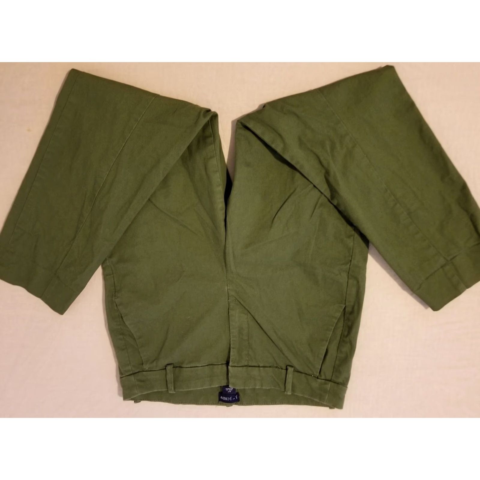 J.Crew VINTAGE J.CREW Green Chino Pants Womens 6P Petite Slim Pants Trouser Slacks Size 28" / US 6 / IT 42 - 3 Thumbnail