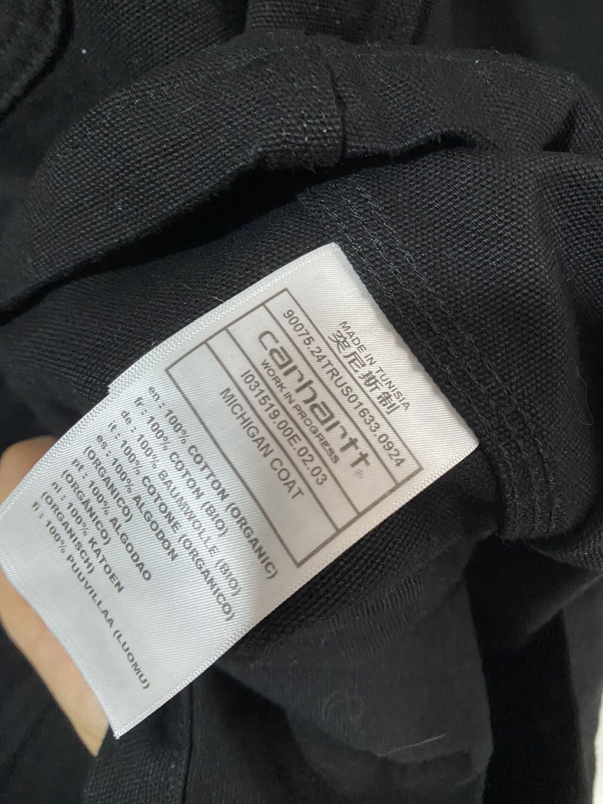 Carhartt Wip Michigan Coat Carhartt Wip x Headquarters XL jacket black Size US XL / EU 56 / 4 - 10 Thumbnail
