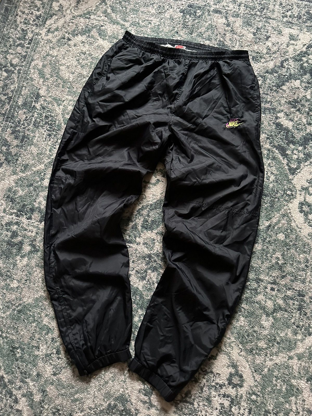 Nike × Skepta VINTAGE NIKE SWOOSH TN SKEPTA STYLE NYLON TRACK PANTS M Size US 32 / EU 48 - 2 Thumbnail