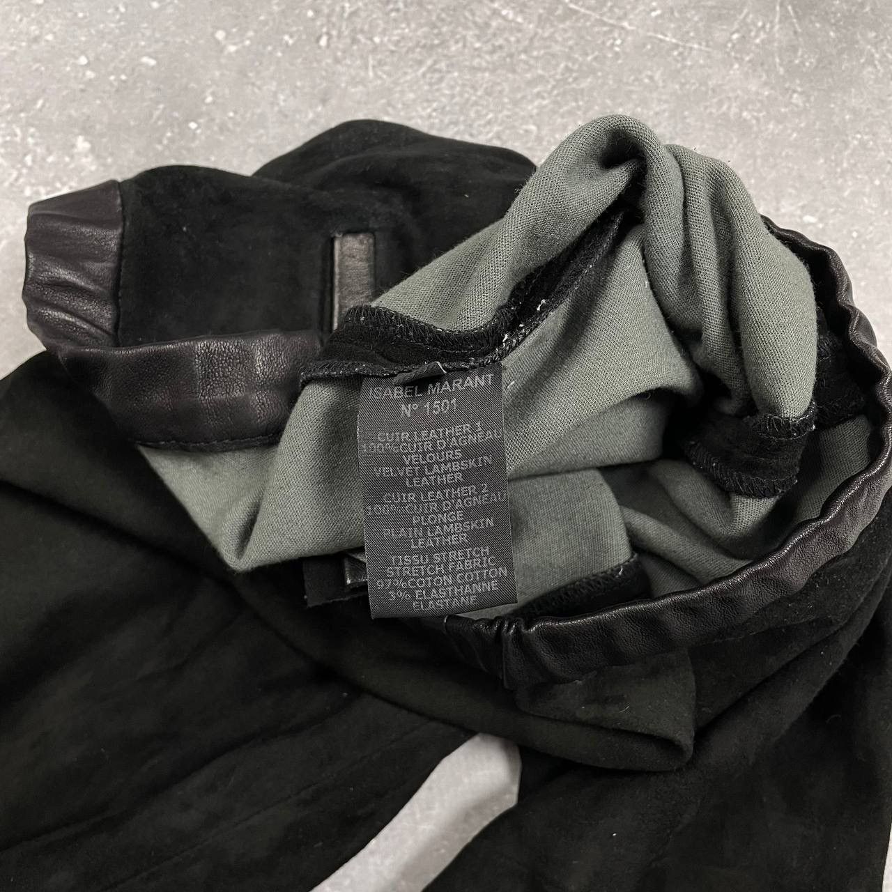 Designer × Isabel Marant Isabel Marant Velvet Lambskin Leather Leggings Women’s Size 26" / US 2 / IT 38 - 5 Thumbnail
