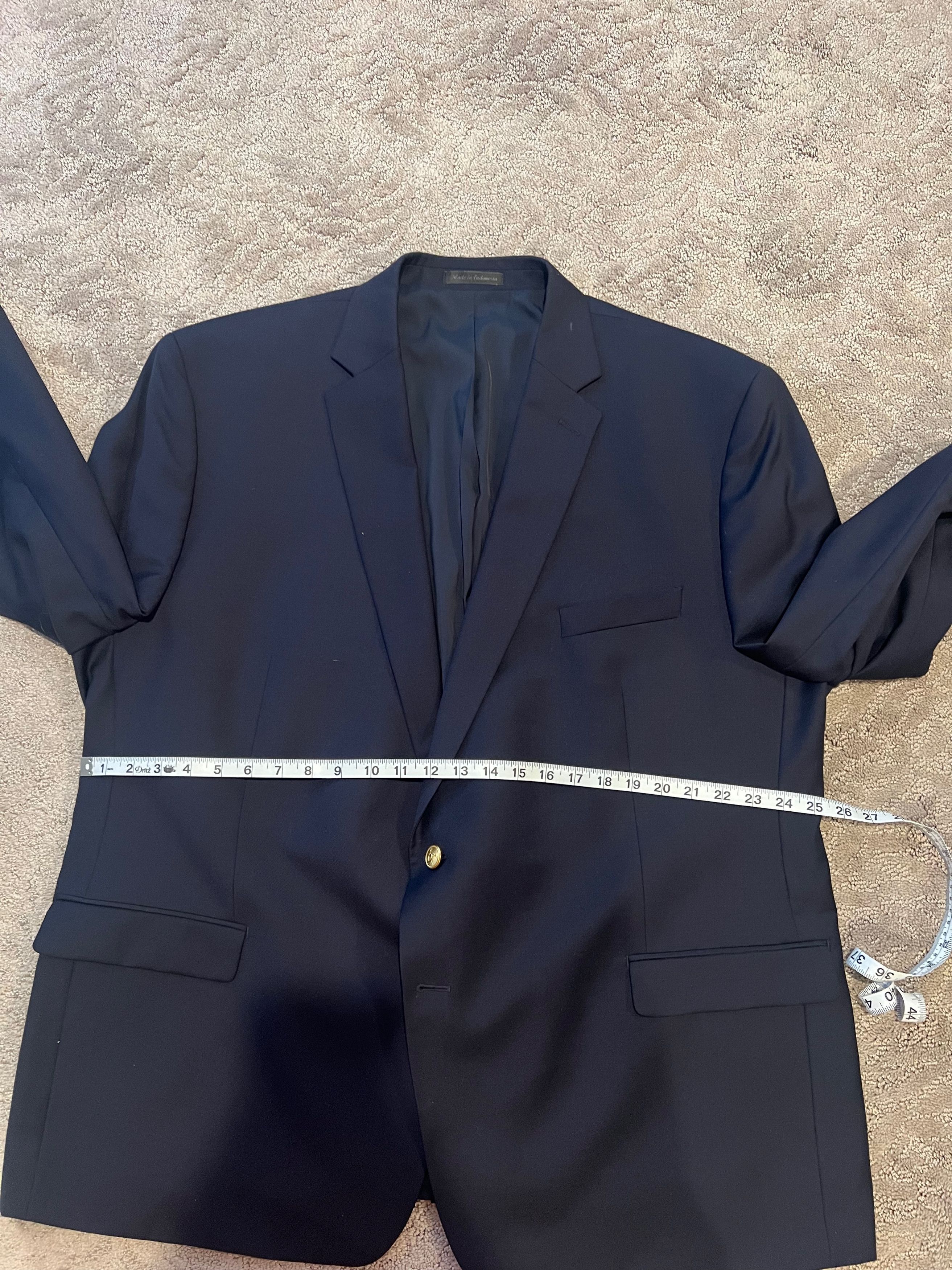 Ralph Lauren Navy Blue Ralph Lauren Suit Jacket Size 48R - 6 Thumbnail