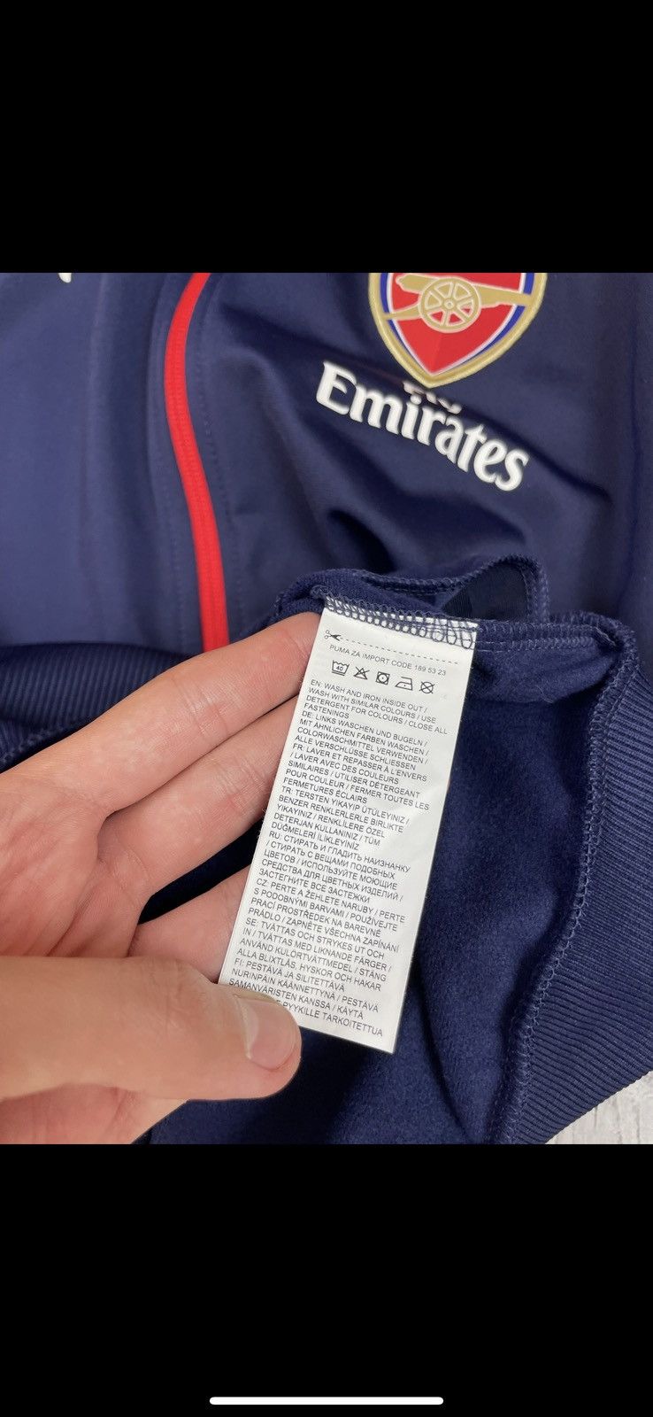 Puma Vintage puma arsenal track jacket size M navy Size US M / EU 48-50 / 2 - 5 Thumbnail
