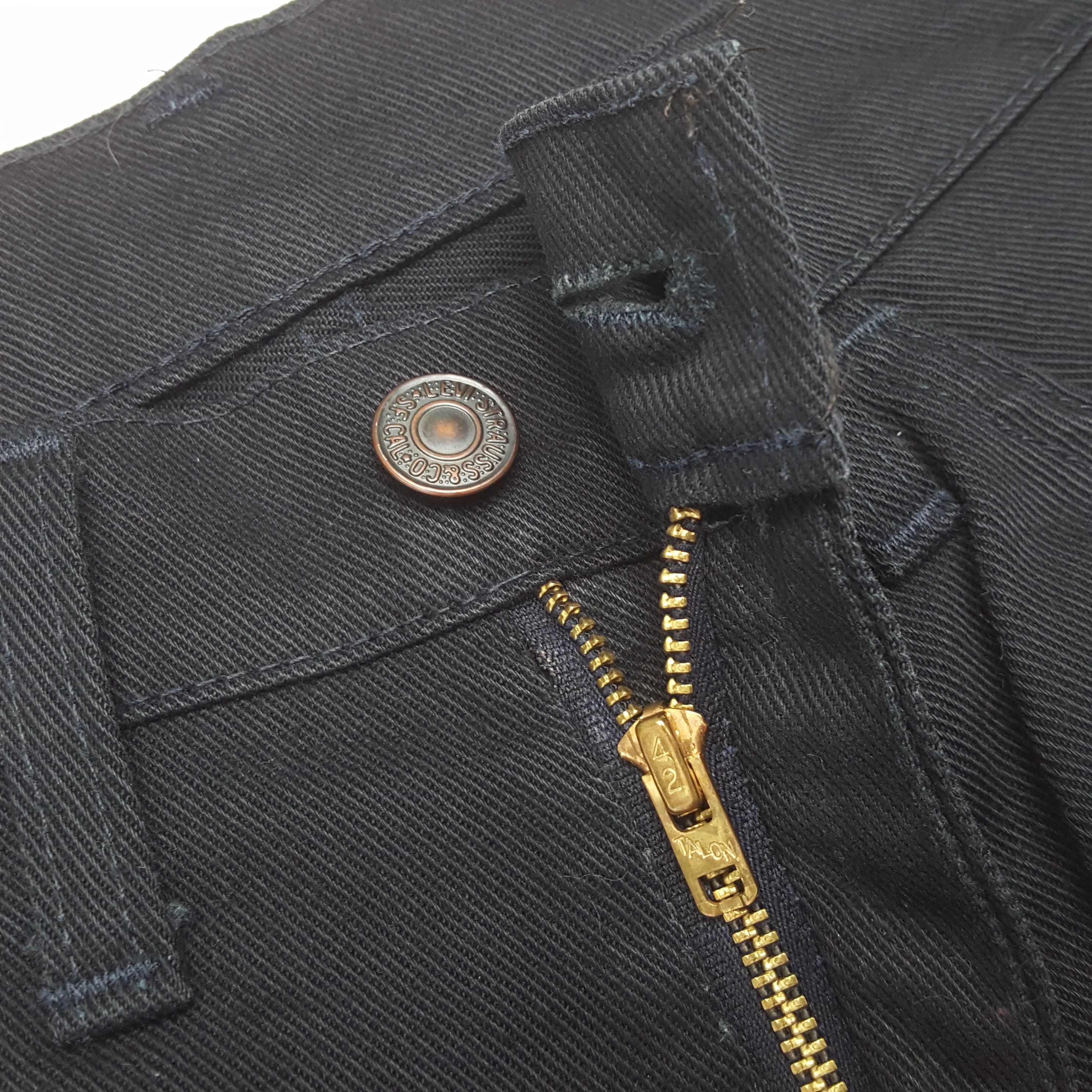 Levi's Vintage Levi's Sta Prest Bootcut Black Jeans RR15 Size US 30 / EU 46 - 12 Thumbnail