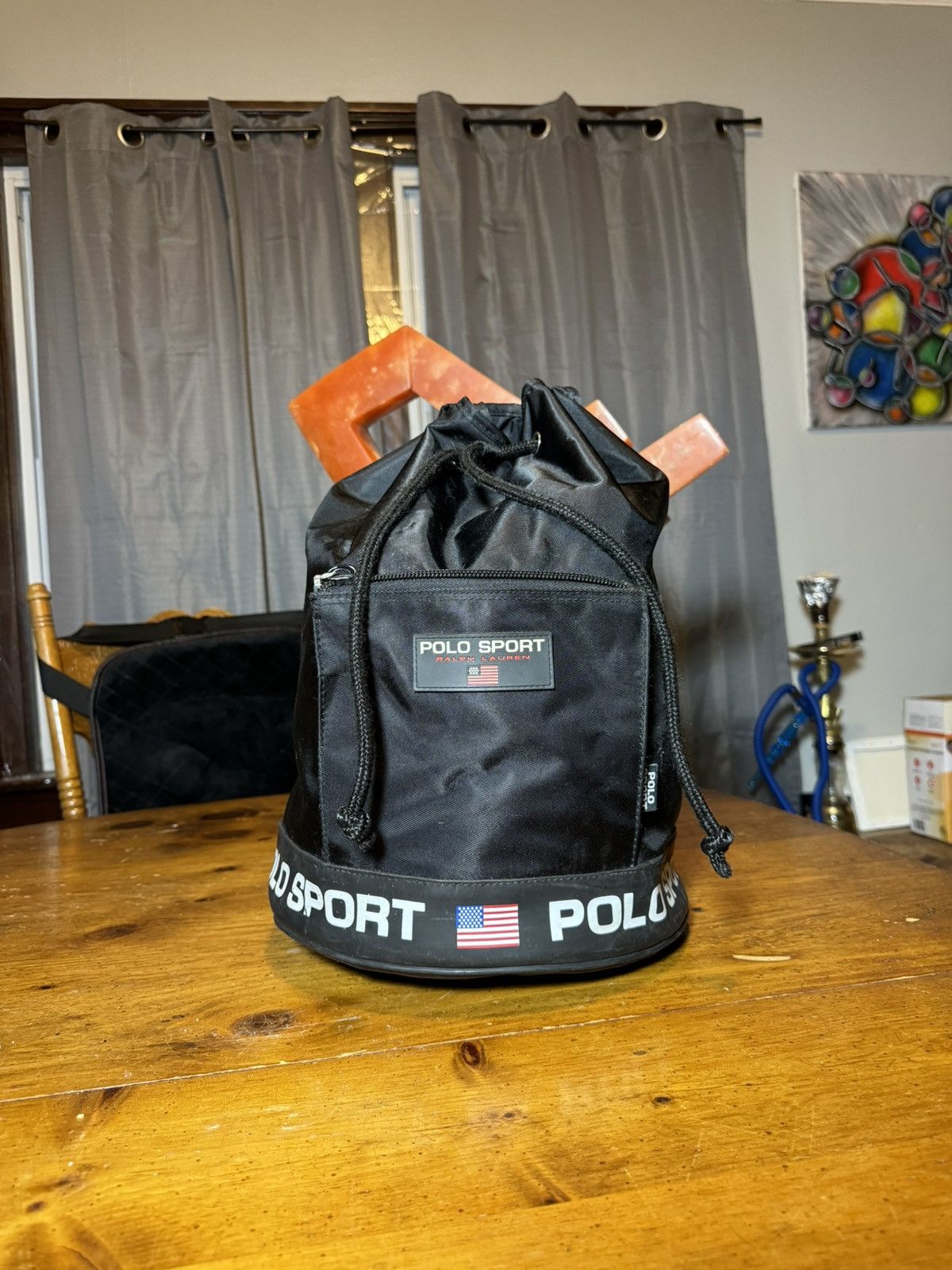 Polo Ralph Lauren × Vintage Vtg POLO SPORT RALPH LAUREN Duffle Bucket Bag Size ONE SIZE - 1 Thumbnail