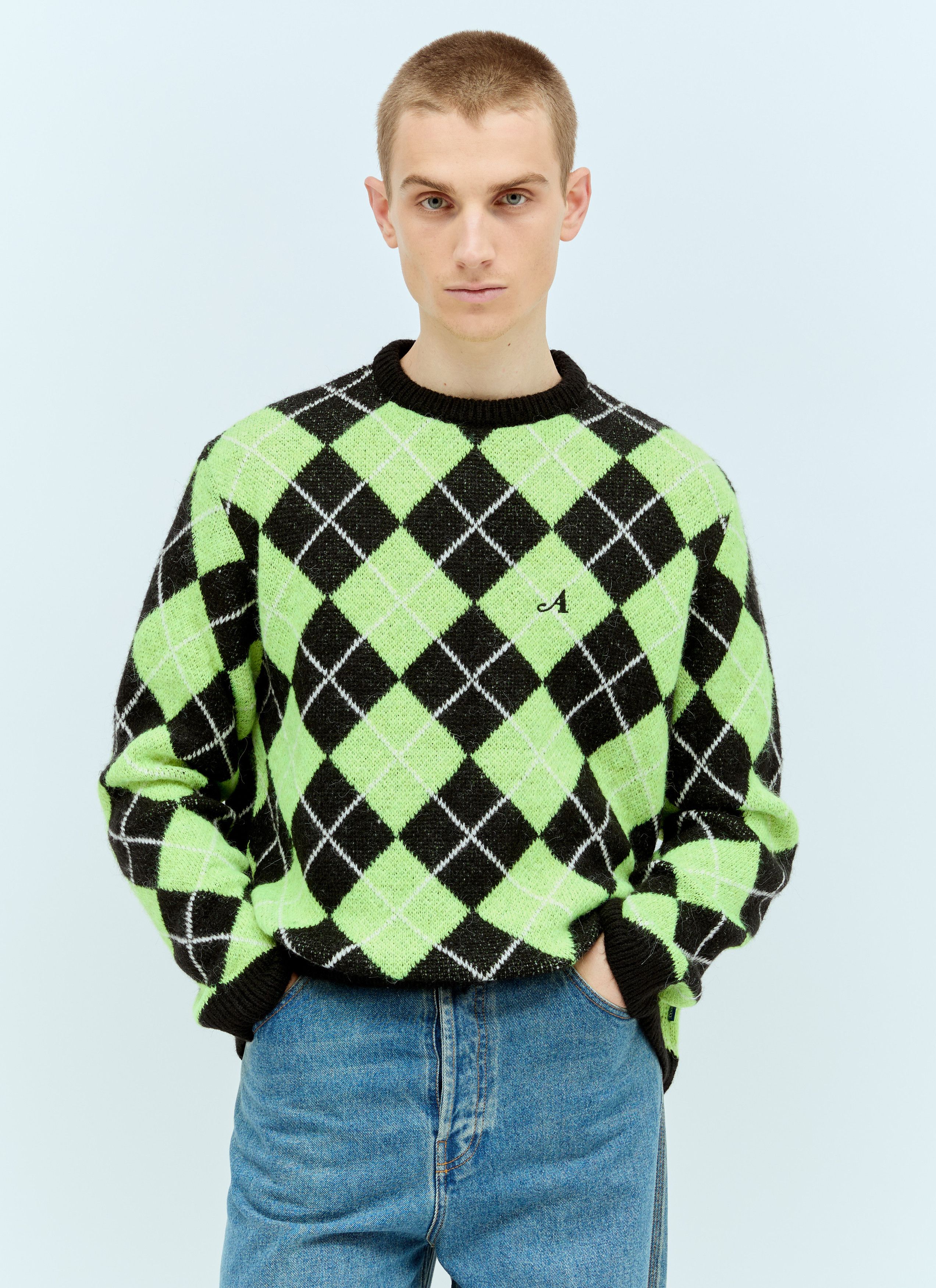 Awake NY Argyle Sweater Size US XL / EU 56 / 4 - 1 Thumbnail