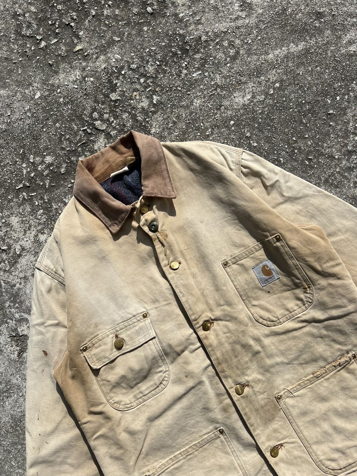 Carhartt Vintage 80s Carhartt Chore Coat Jacket Size US M / EU 48-50 / 2 - 5 Thumbnail
