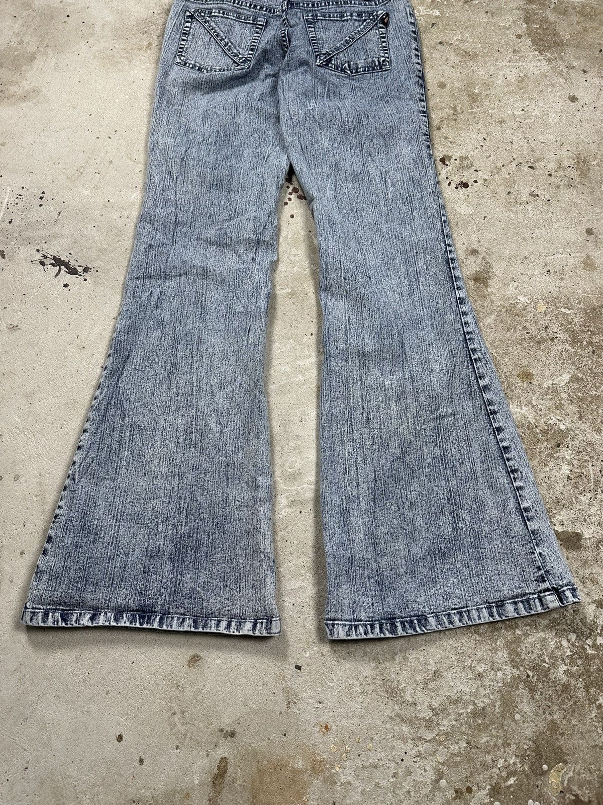Hysteric Glamour ‼️ Vintage y2k Flared Sick Denim Pants Wide Legs Twisted Size US 28 / EU 44 - 5 Thumbnail