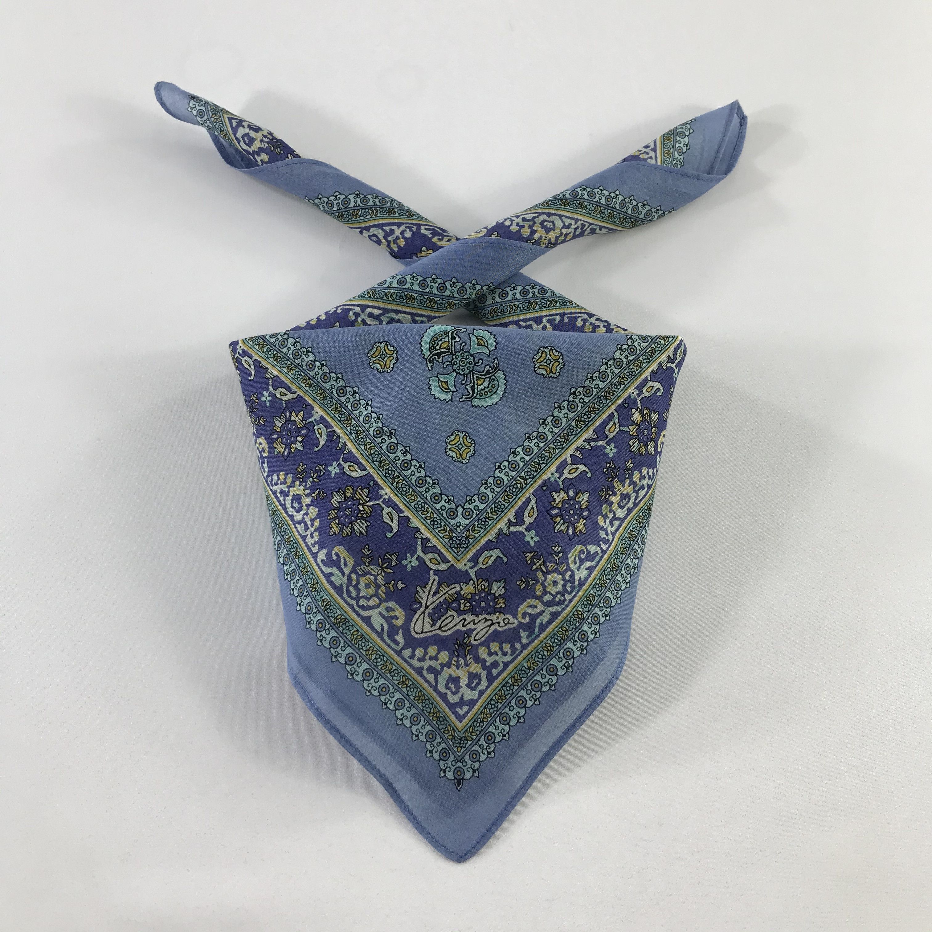Kenzo × Vintage Kenzo Bandana / Handkerchief / Neckerchief - S921 Size ONE SIZE - 3 Thumbnail