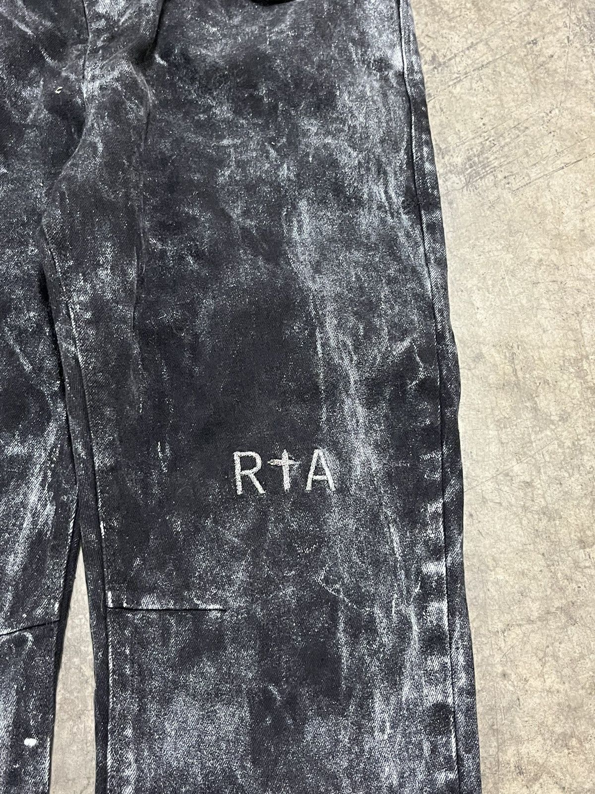 Rta RTA black Japanese denim streetwear hype Size US 37 - 5 Thumbnail