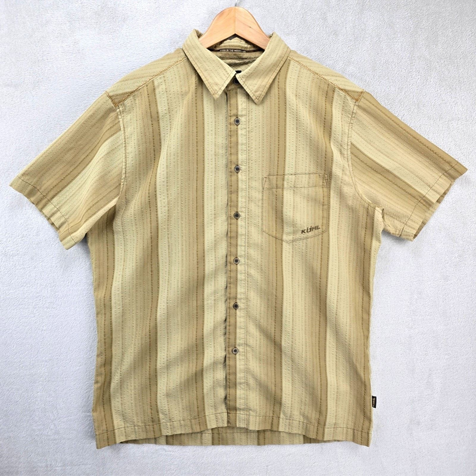 Kuhl Kuhl Button Up Shirt Large Seersucker Stripe Metal Buttons Size US L / EU 52-54 / 3 - 1 Thumbnail