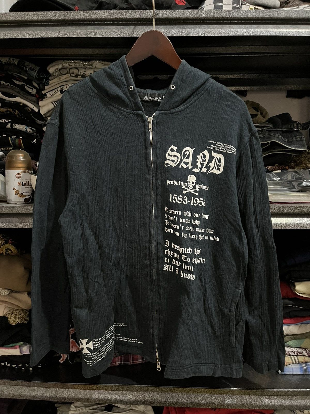 5351 POUR LES HOMMES 💸BINDINGOFFER💸The boys garden poem zip hoodie Size US M / EU 48-50 / 2 - 1 Thumbnail