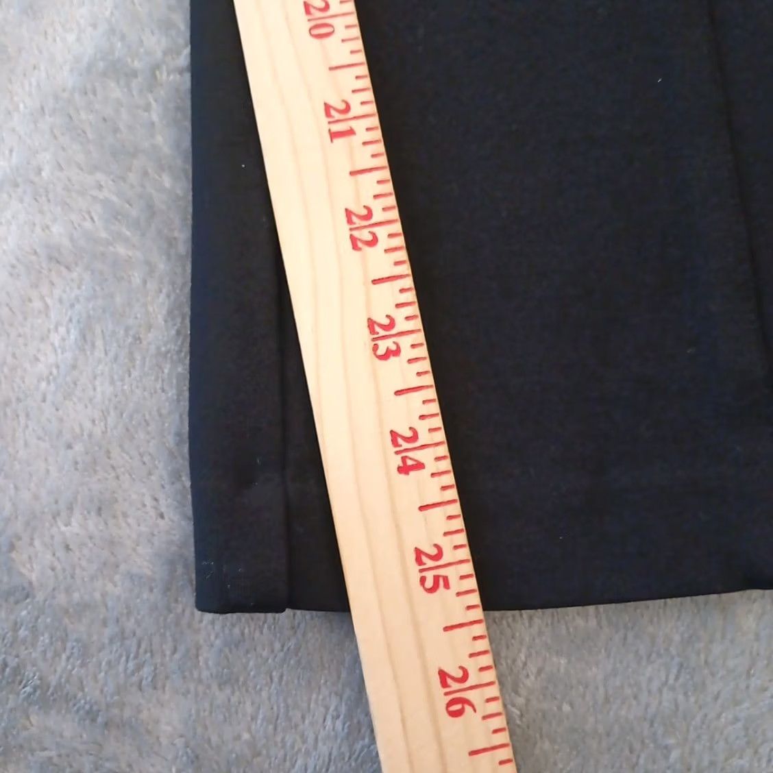 Vintage Zac & Rachel Cropped Pants Womens XL Black Flare Pull On Stretch 38x25.5 Size 40" / US 18 - 5 Thumbnail