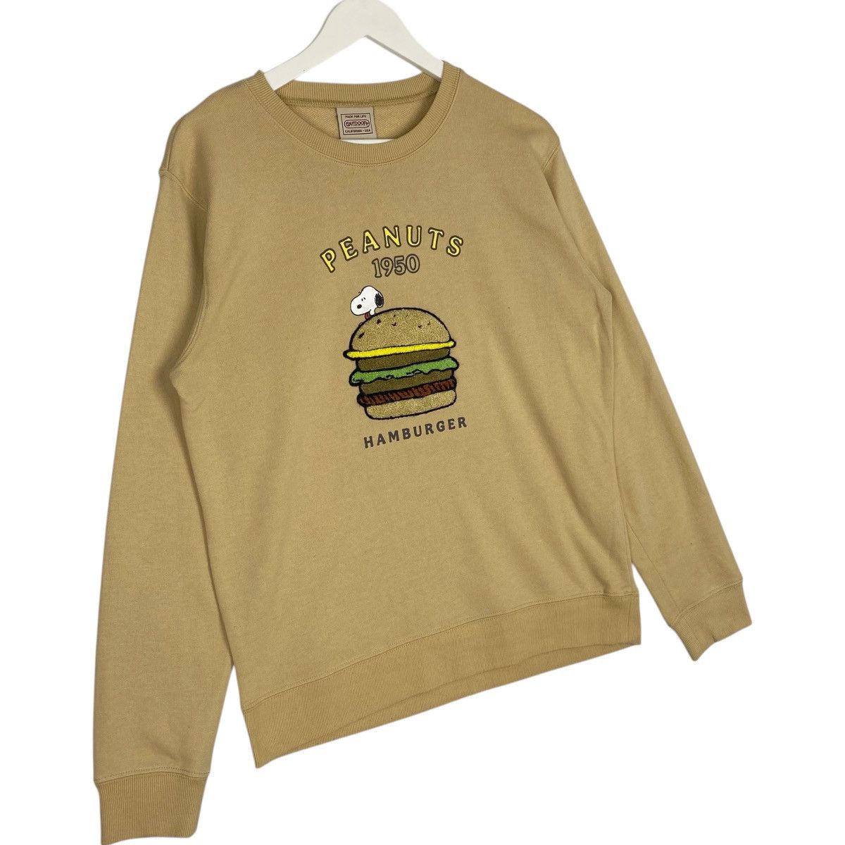 Vintage Vintage Peanuts Snoopy Hamburger Crewneck Sweatshirt Size L Size US L / EU 52-54 / 3 - 3 Thumbnail
