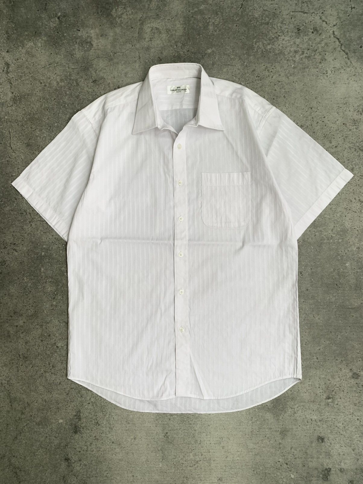 Balenciaga BALENCIAGA STRIPE SHIRT Size US L / EU 52-54 / 3 - 1 Thumbnail
