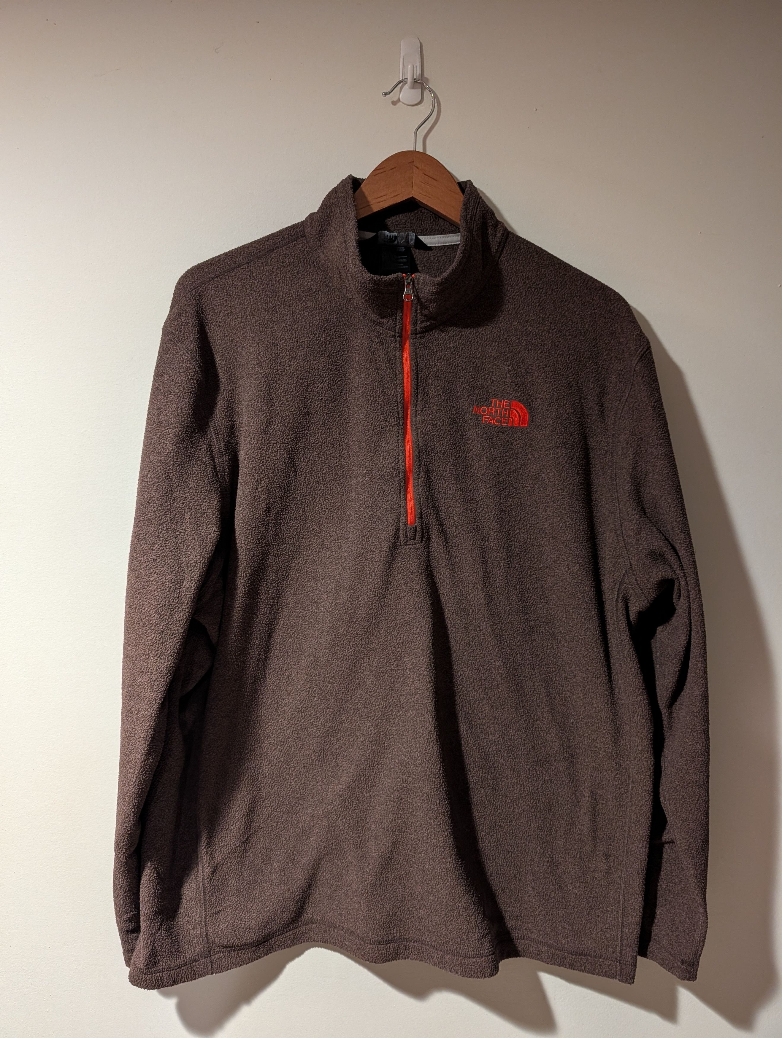 The North Face The North Face 1/4 Zip Fleece Pullover Sweater Logo Mens XL Size US XL / EU 56 / 4 - 1 Thumbnail