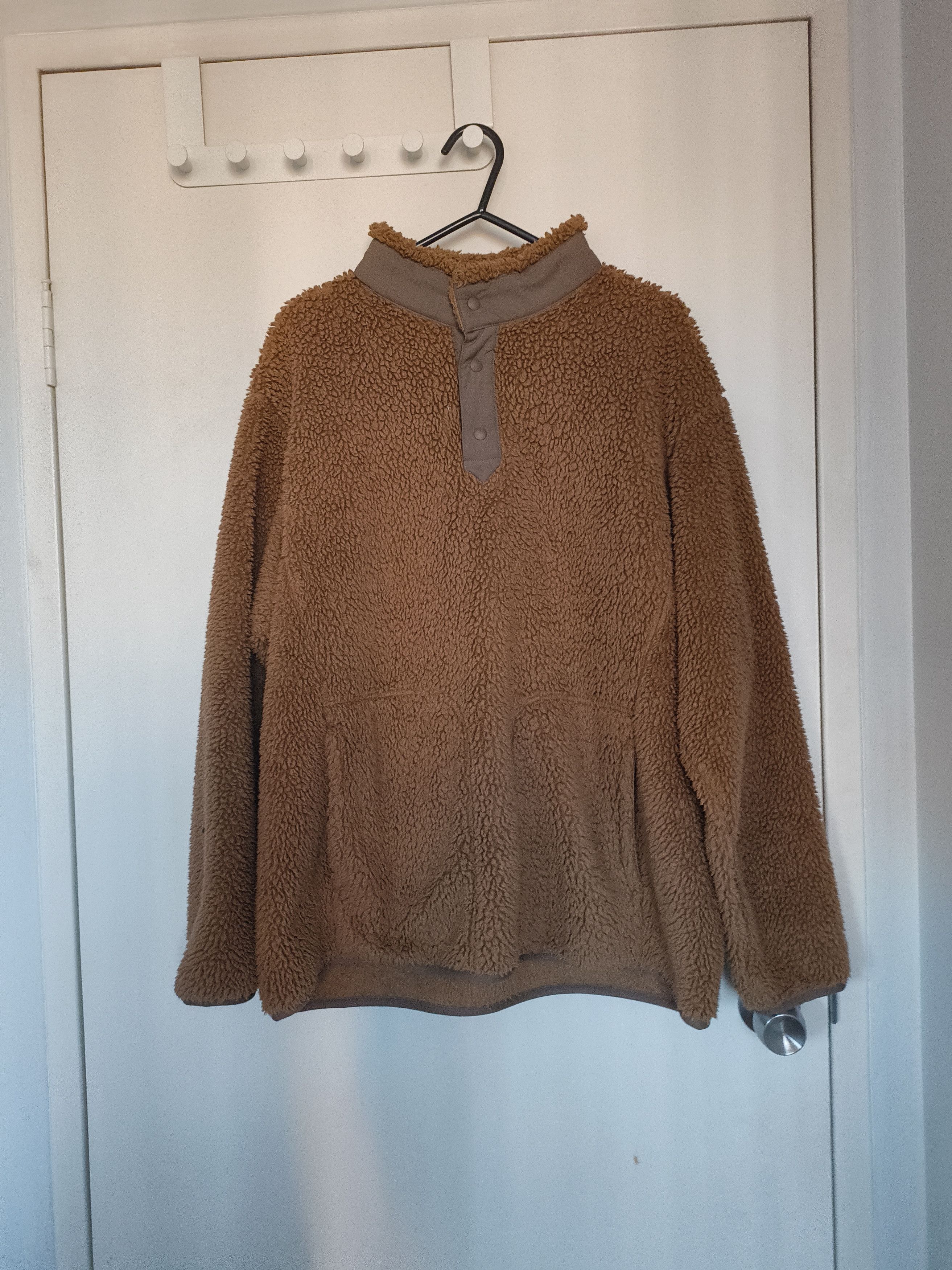White Mountaineering Uniqlo x White Mountaineering Fleece Jacket in Camel Brown Size US L / EU 52-54 / 3 - 1 Thumbnail