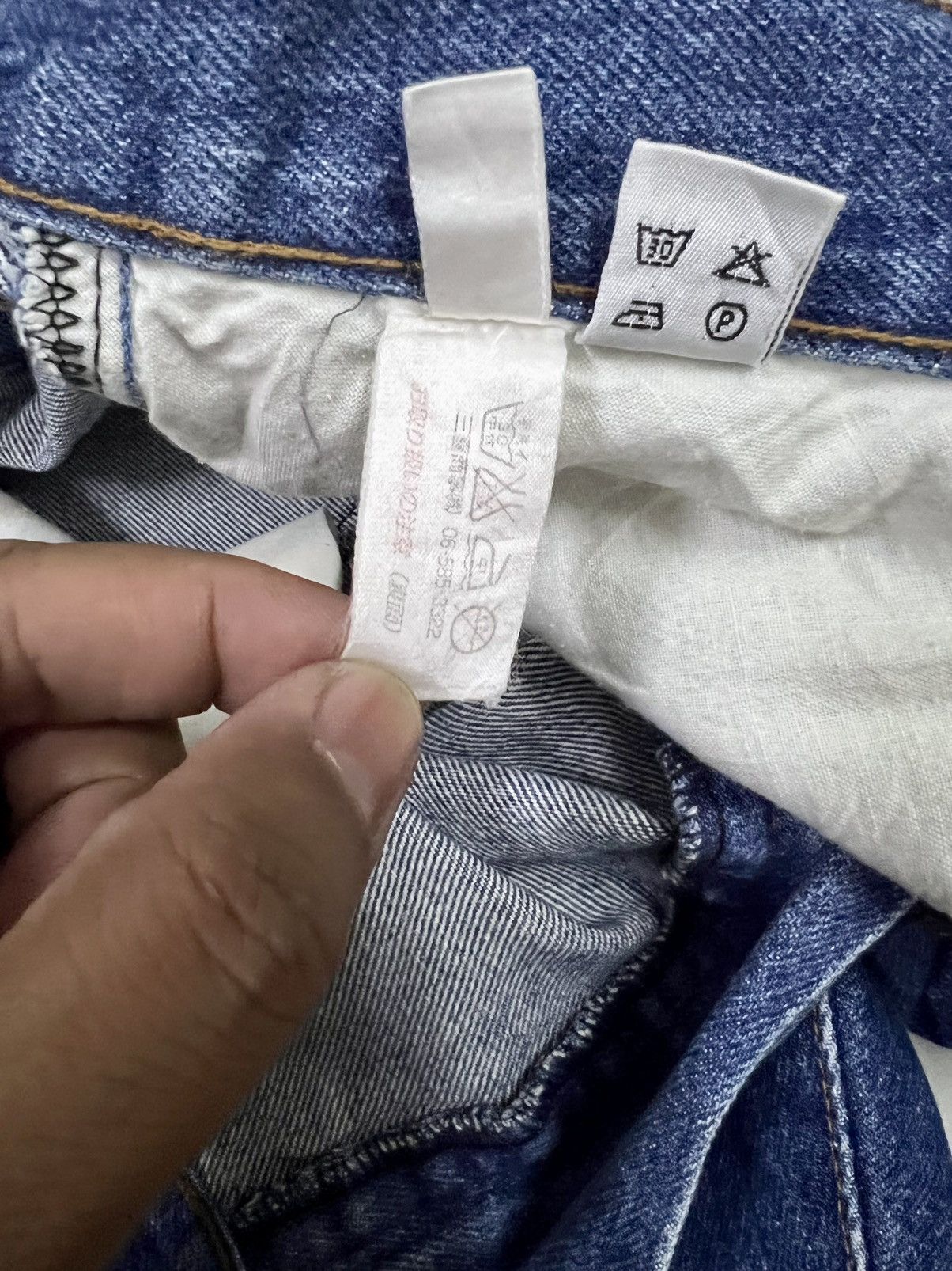 Jean Charles De Castelbajac × Le Grande Bleu (L.G.B.) × Vintage Vintage 90s Castelbajac Blue Wash Flared Jeans Size US 29 - 13 Thumbnail