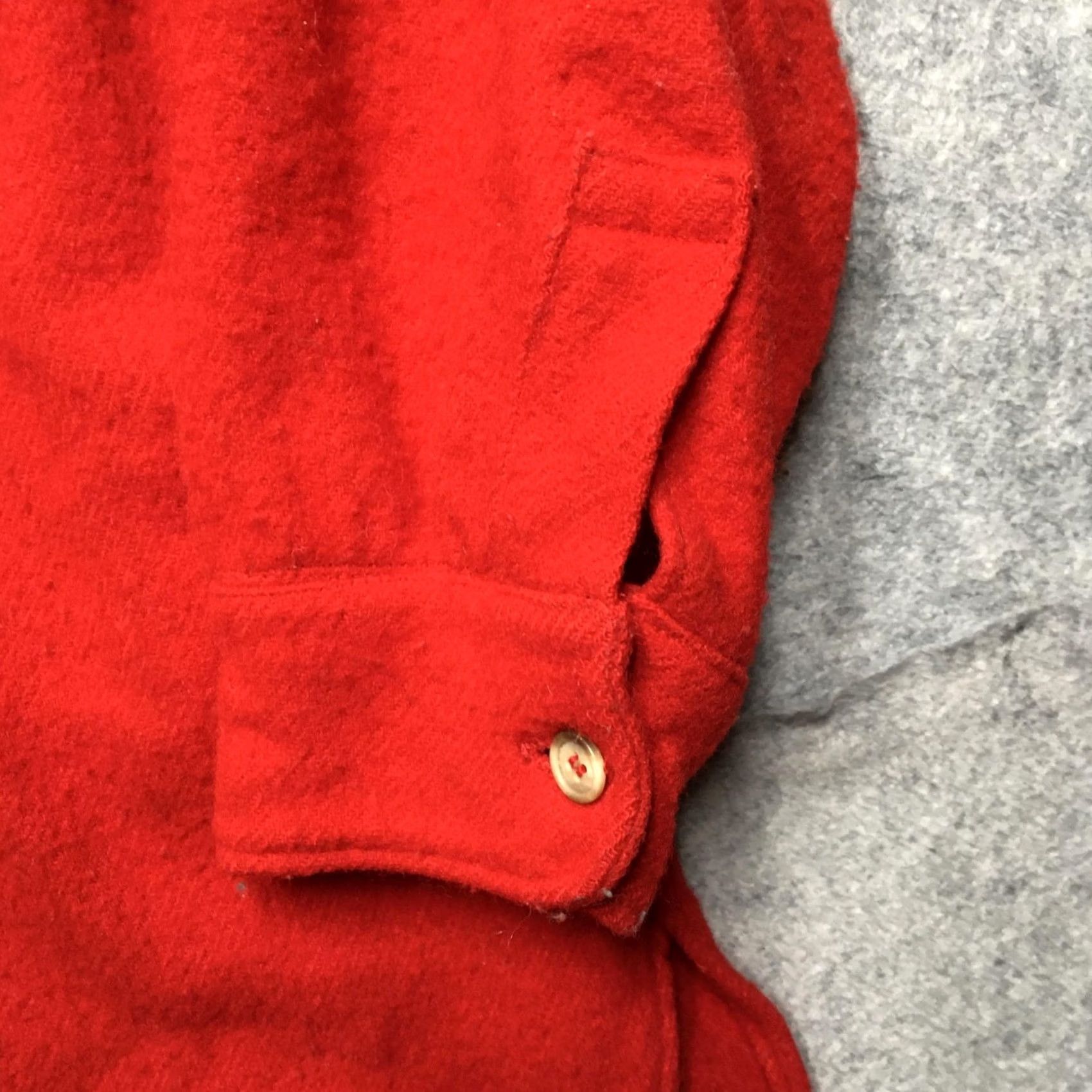 Vintage VINTAGE Woolrich Shirt Mens XL Red Wool Button Up Hunting Workwear Made USA Size US XL / EU 56 / 4 - 2 Thumbnail