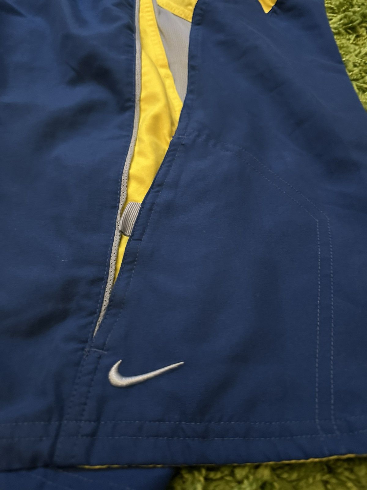 Nike 📌 y2k Nike Swoosh Swim Shorts Large Size US 33 - 3 Thumbnail